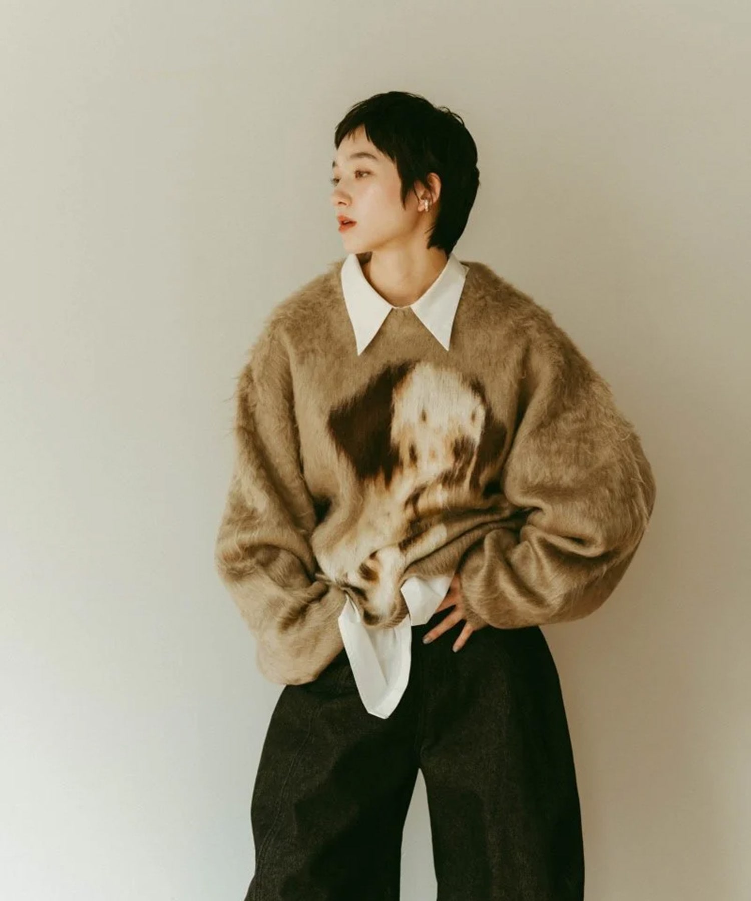 dalmatian shaggy knit(unisex) Knuth Marf