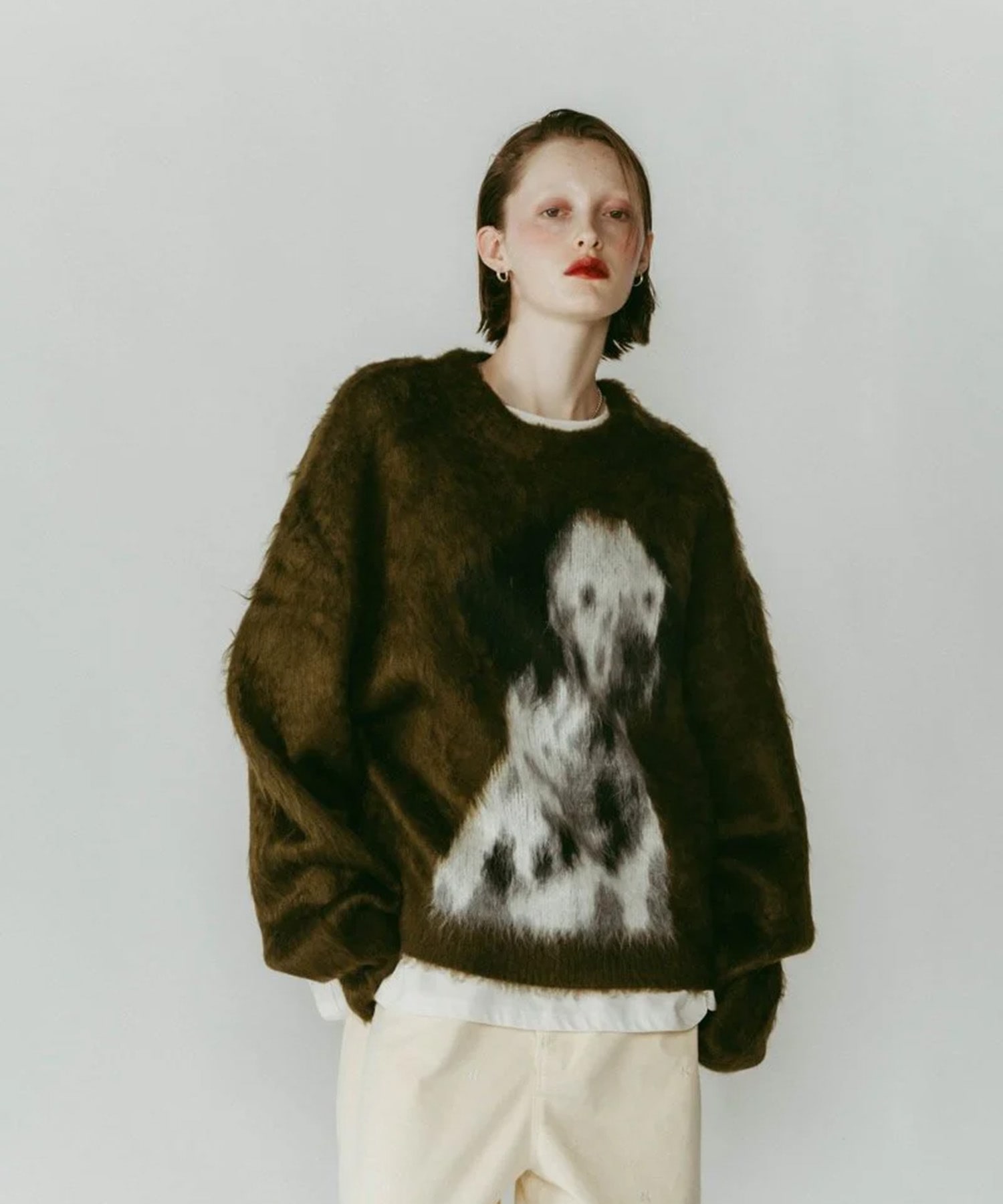 dalmatian shaggy knit(unisex) Knuth Marf