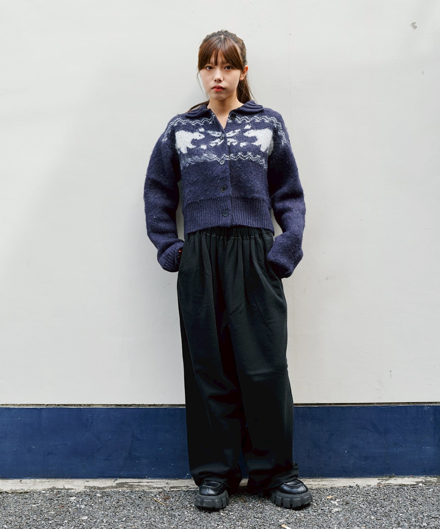 Heart Nordic Short Cardigan BASICKS