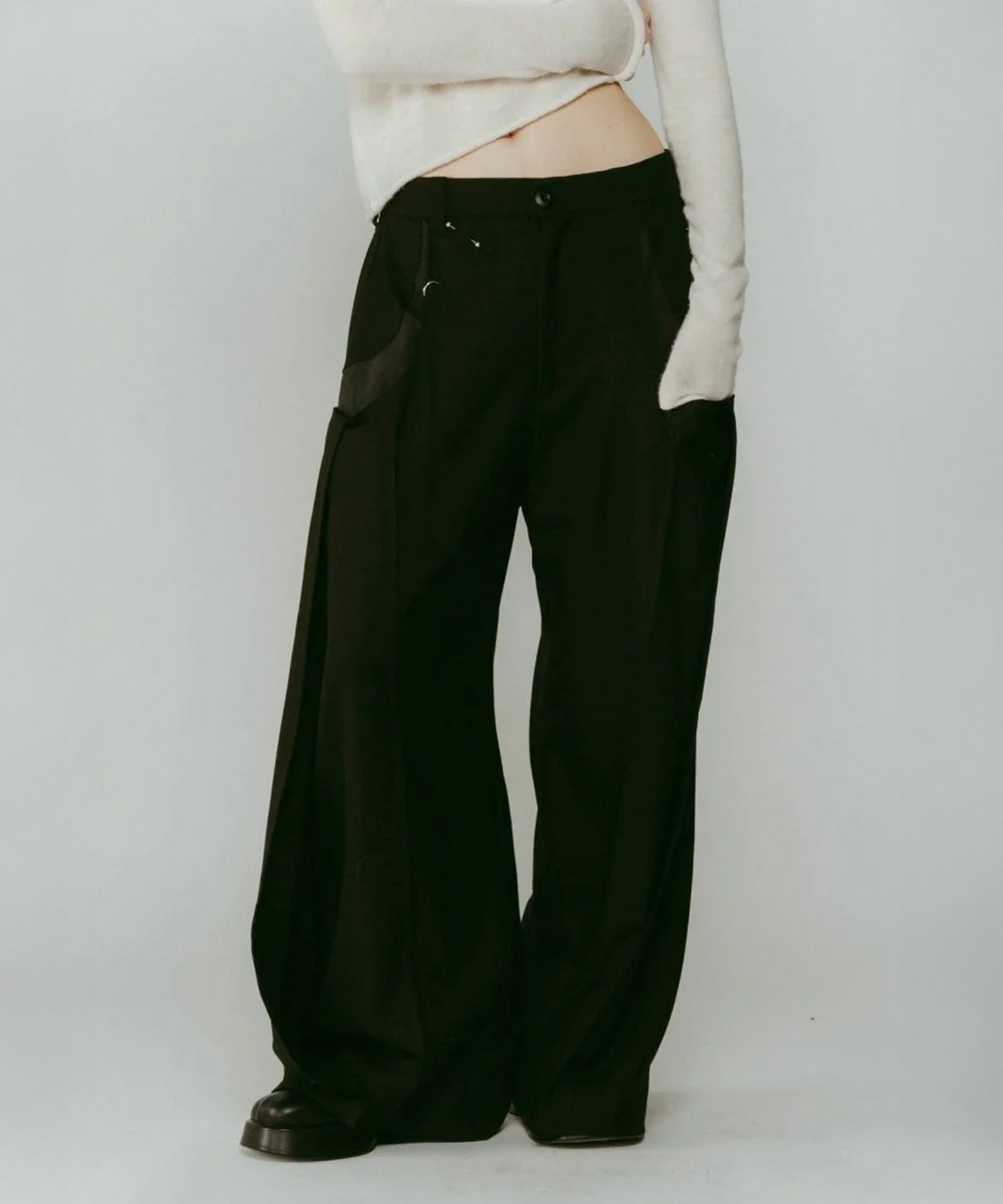 pierced drape pants(unisex) Knuth Marf