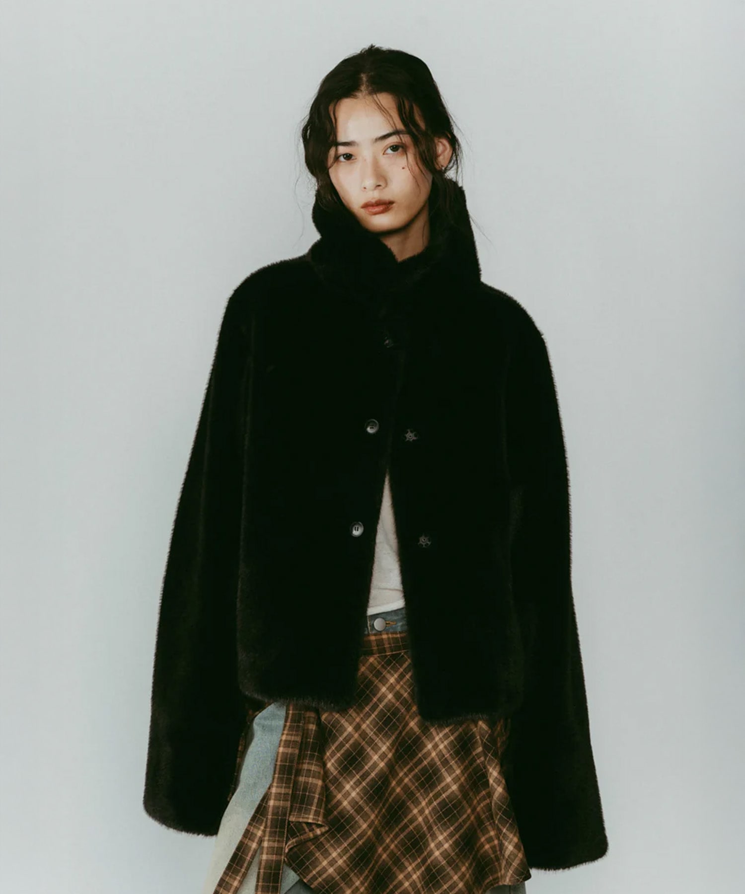 point collar fur coat Knuth Marf
