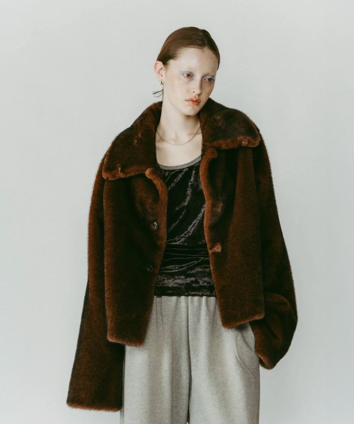 point collar fur coat Knuth Marf