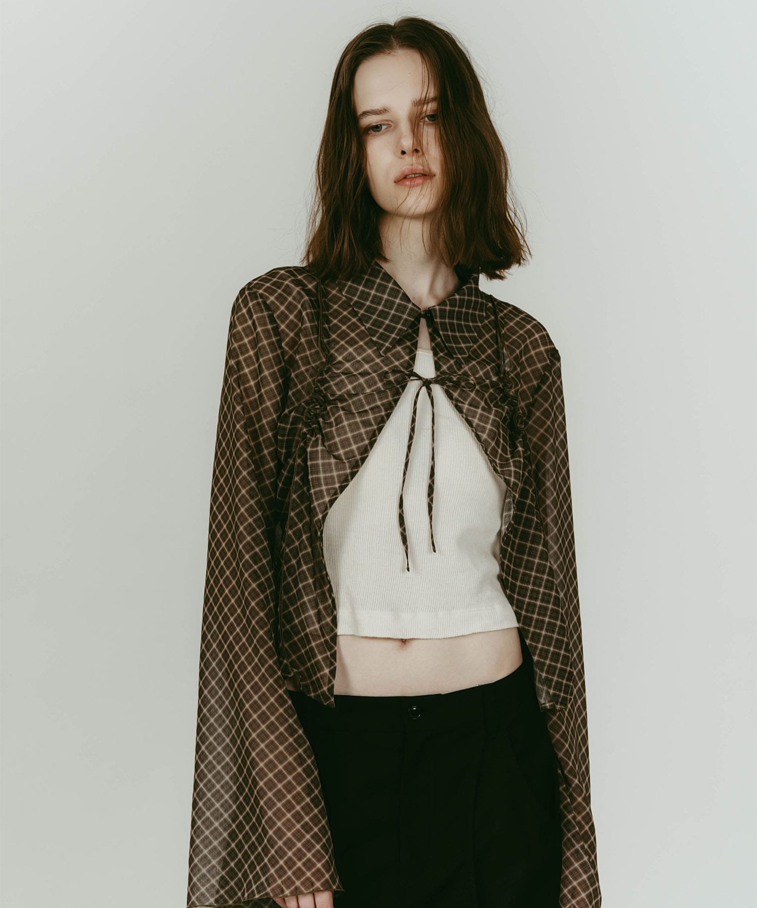 sheer collared blouse Knuth Marf