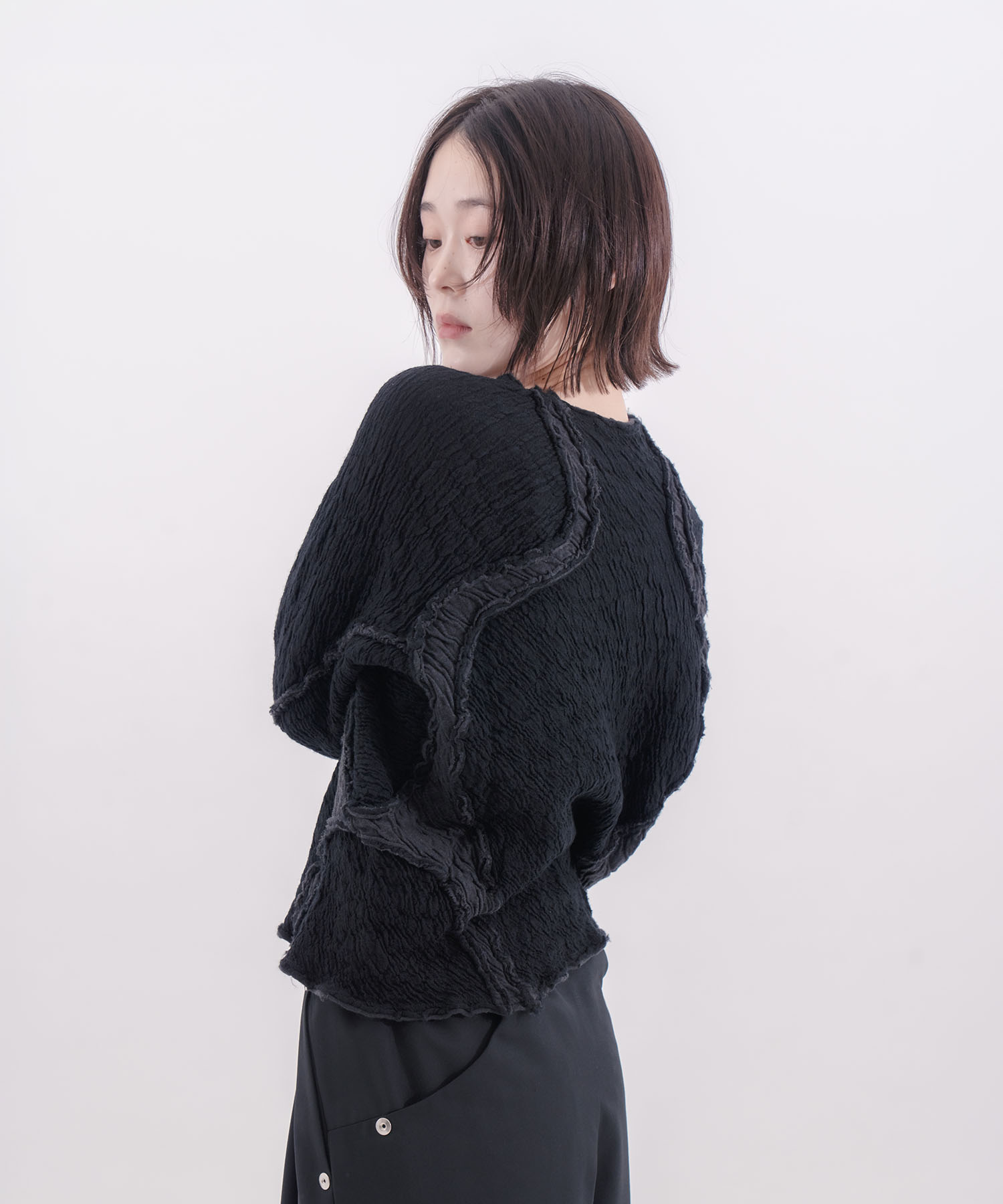 別注PANELED LONG SLEEVE NVRFRGT