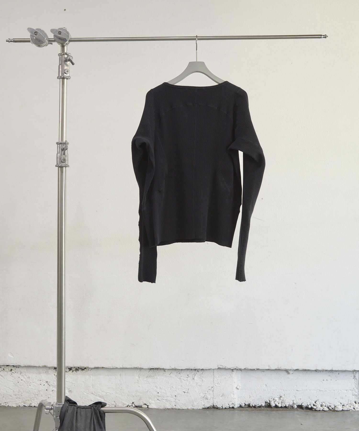 PANELLED RIBBED LONG SLEEVE T-SHIRT NVRFRGT