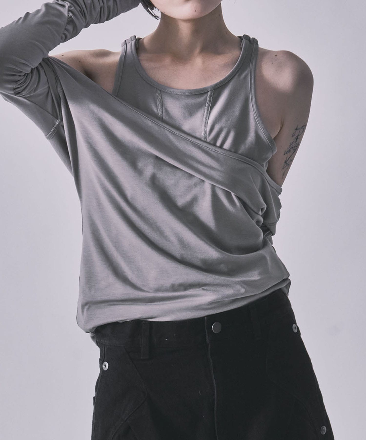 layered long sleeve top CONZ