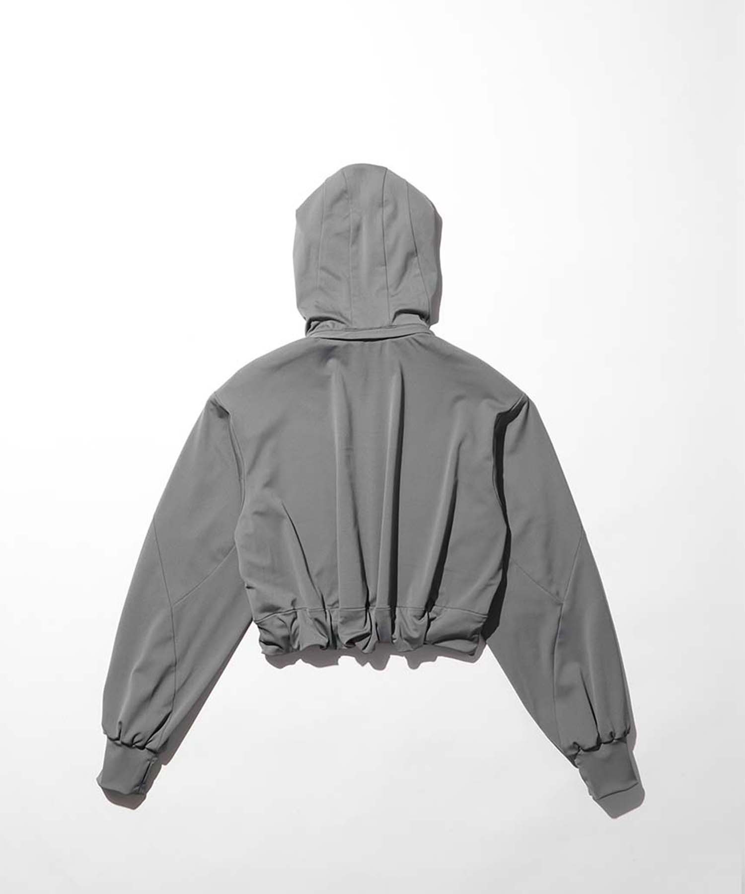reversible structured zip hoodie mukcyen
