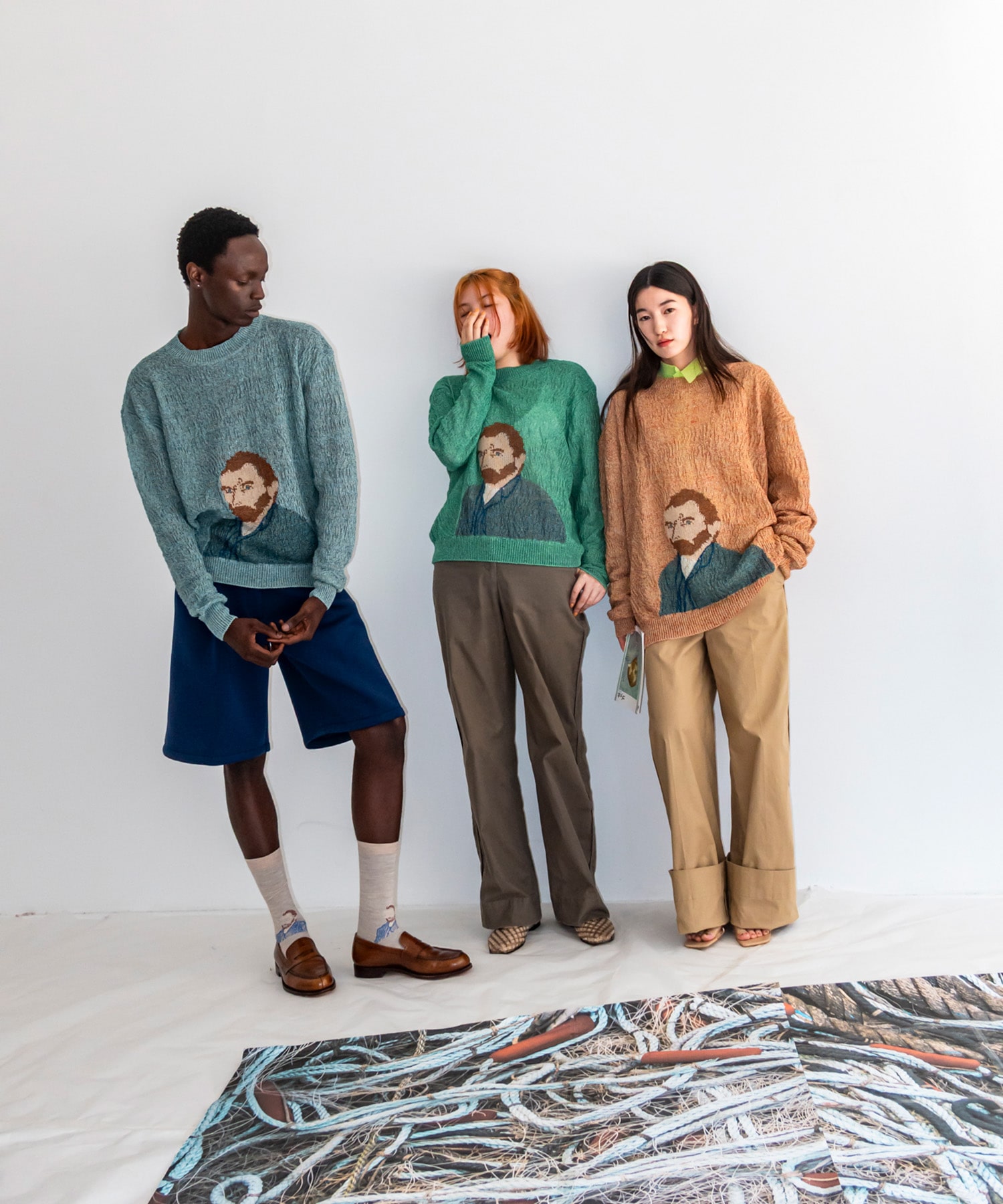 Wavy Linen Van Gogh Kota Gushiken