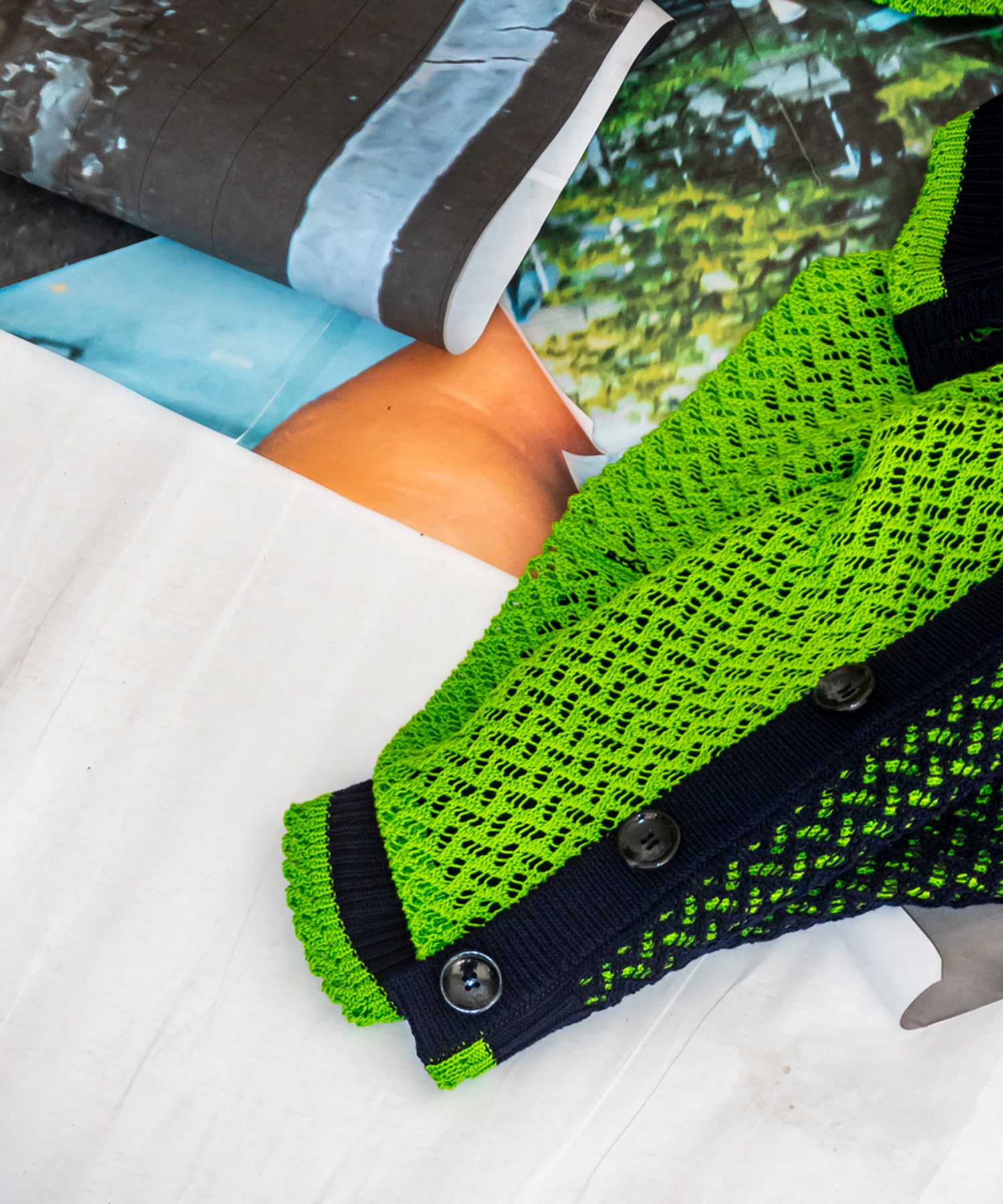 Inside Out 2 Layers Cardigan Kota Gushiken