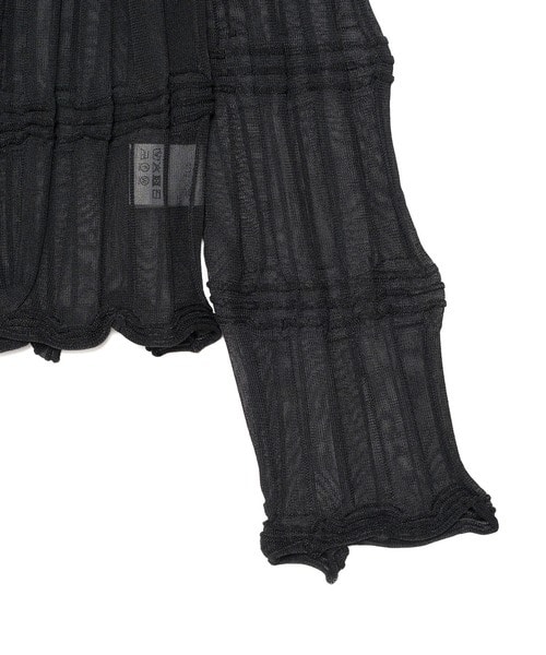 sheer flow cardigan OPEN SESAME CLUB