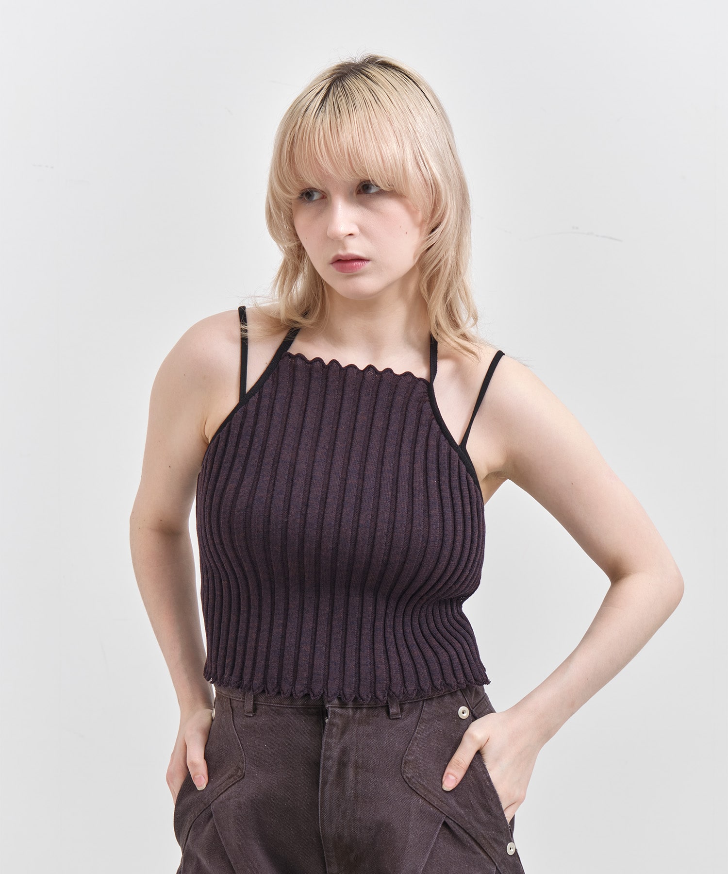 apron ribtops OPEN SESAME CLUB