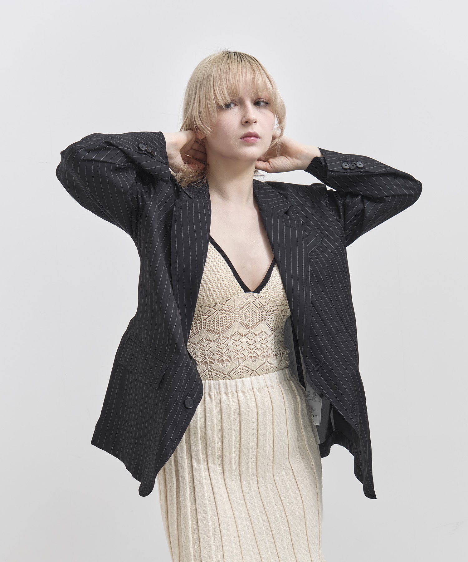 openwork bodysuit OPEN SESAME CLUB