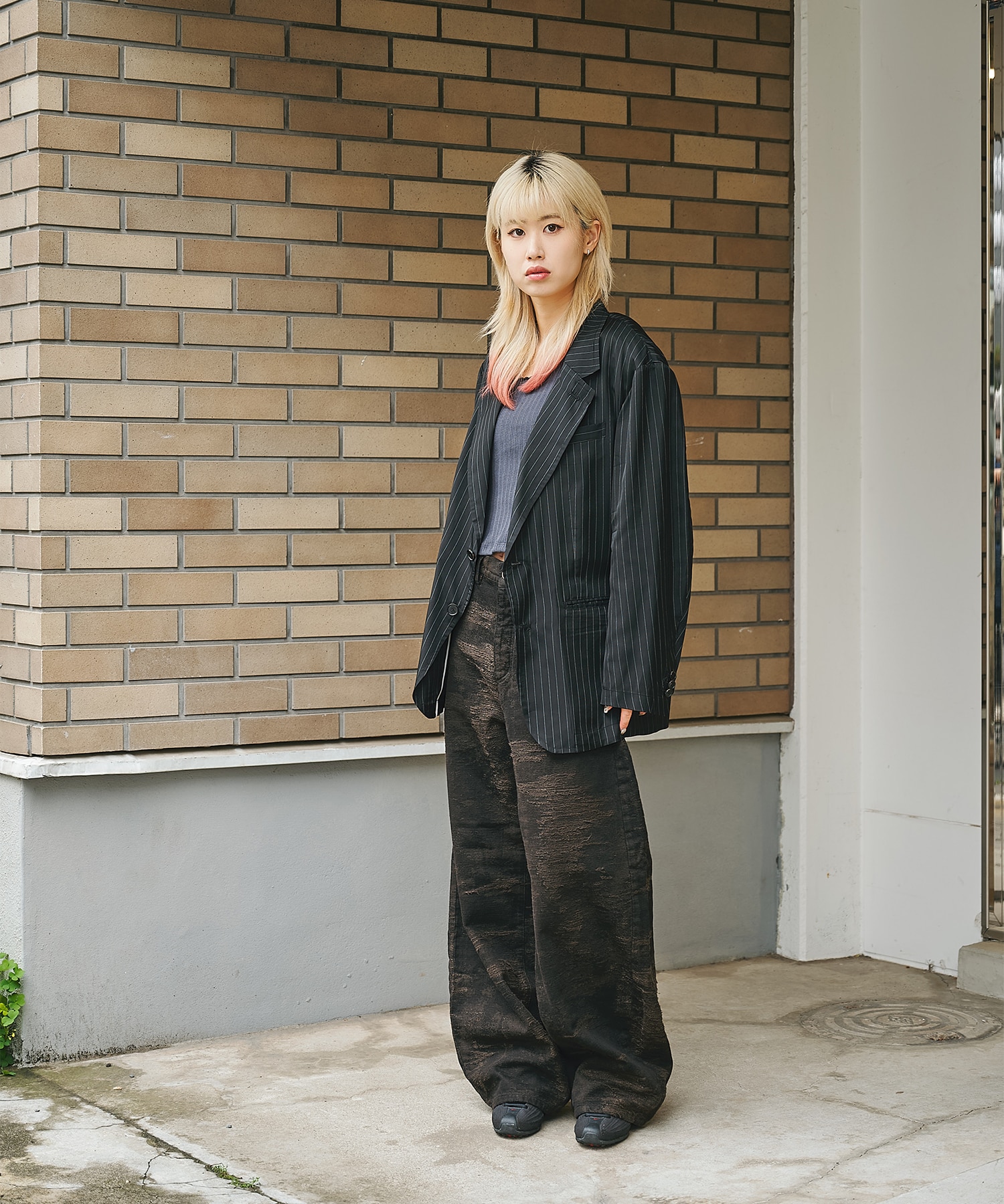 別注 DENIM CURVELEGPANTS TAAKK