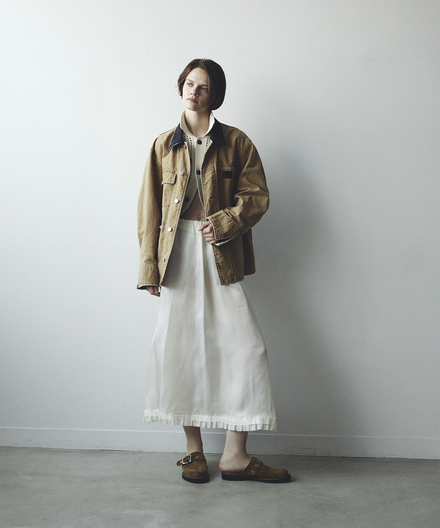 SULFUR DYE HEAVY DUCK CLOTH COVERALL JANE SMITH
