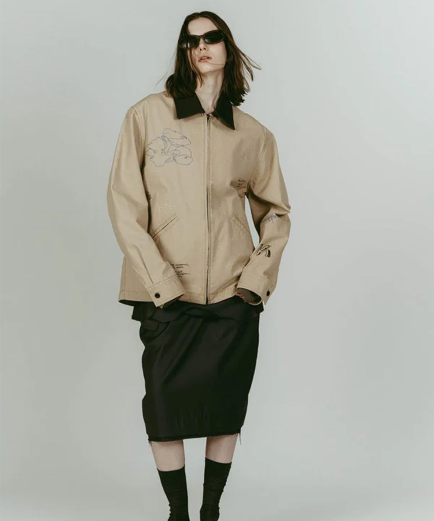 embroidered jacket(unisex) Knuth Marf