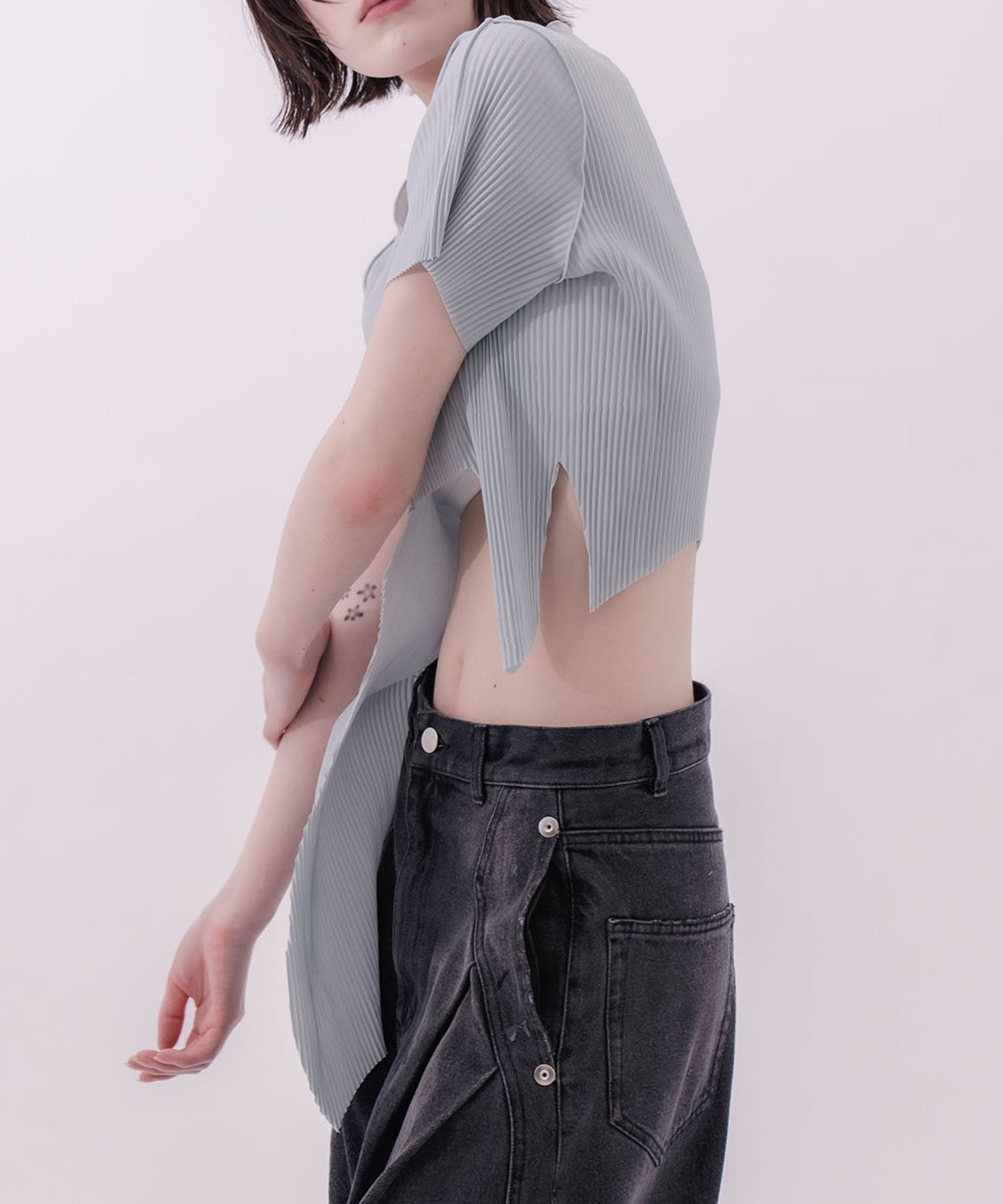 CHOPPED TOP SHORTSLEEVE kotohayokozawa