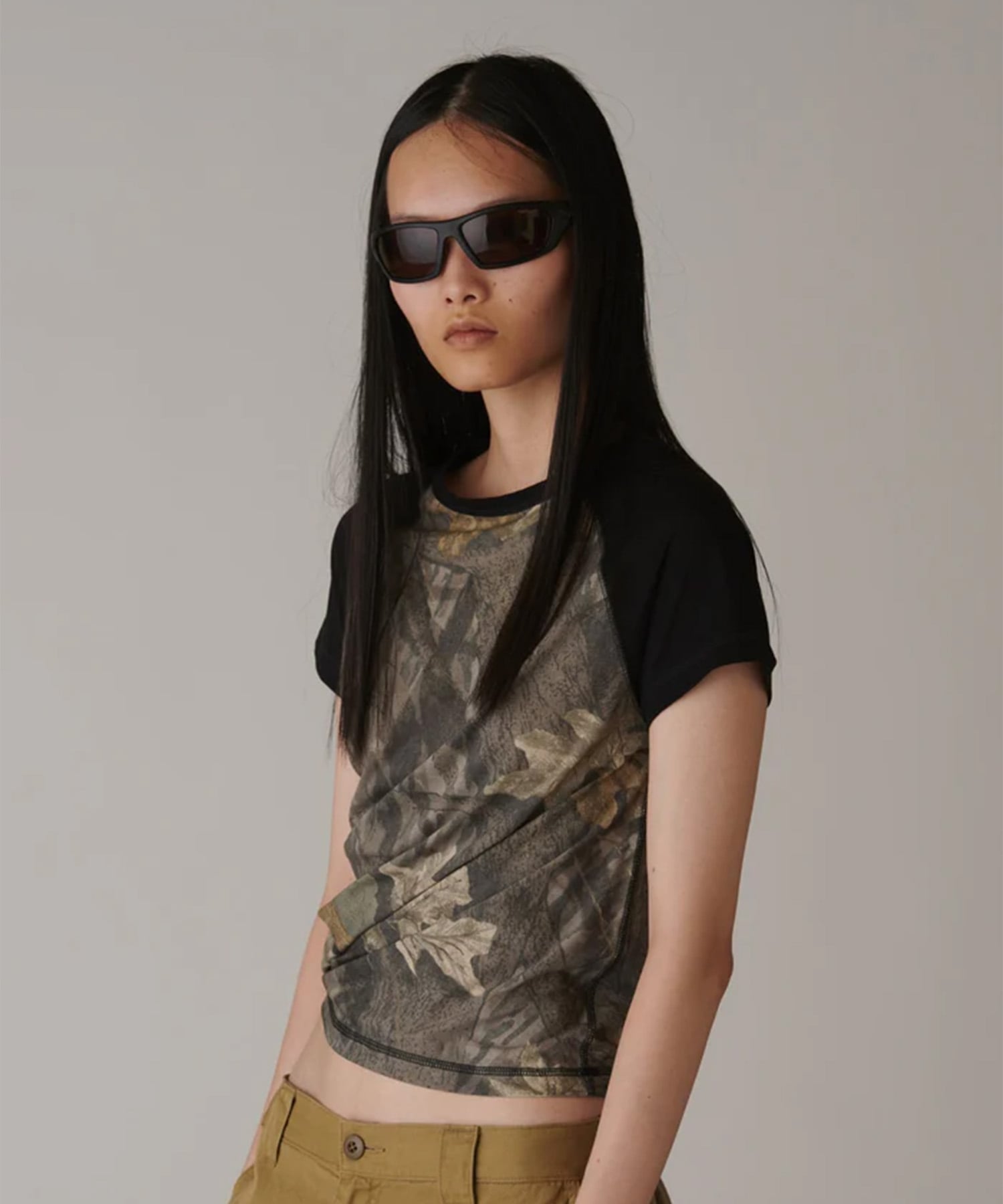 Cotton Silk Raglan Short Sleeve INSCRIRE