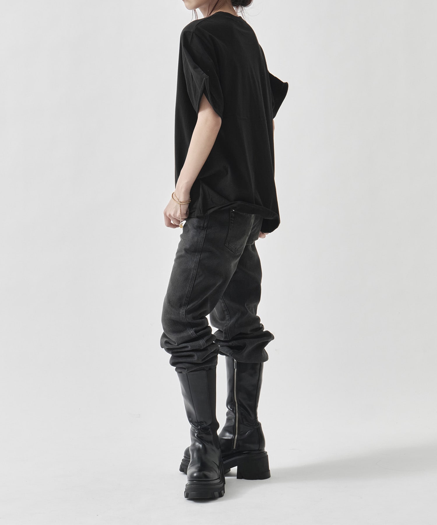 Raffy Gauze Wire Tee INSCRIRE