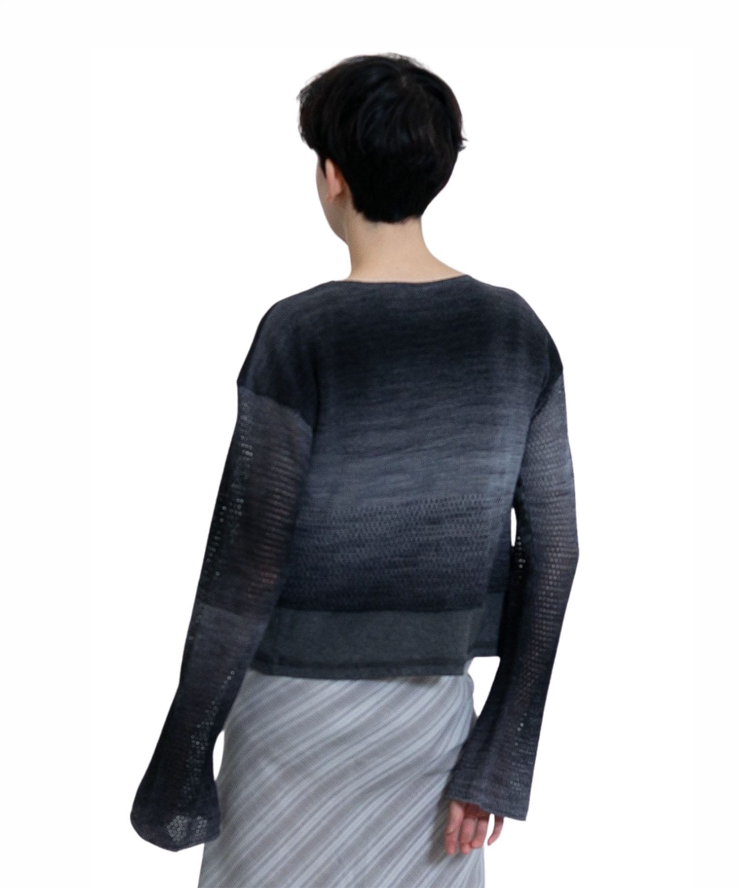 Double T-Layered Knit Cardigan PERVERZE