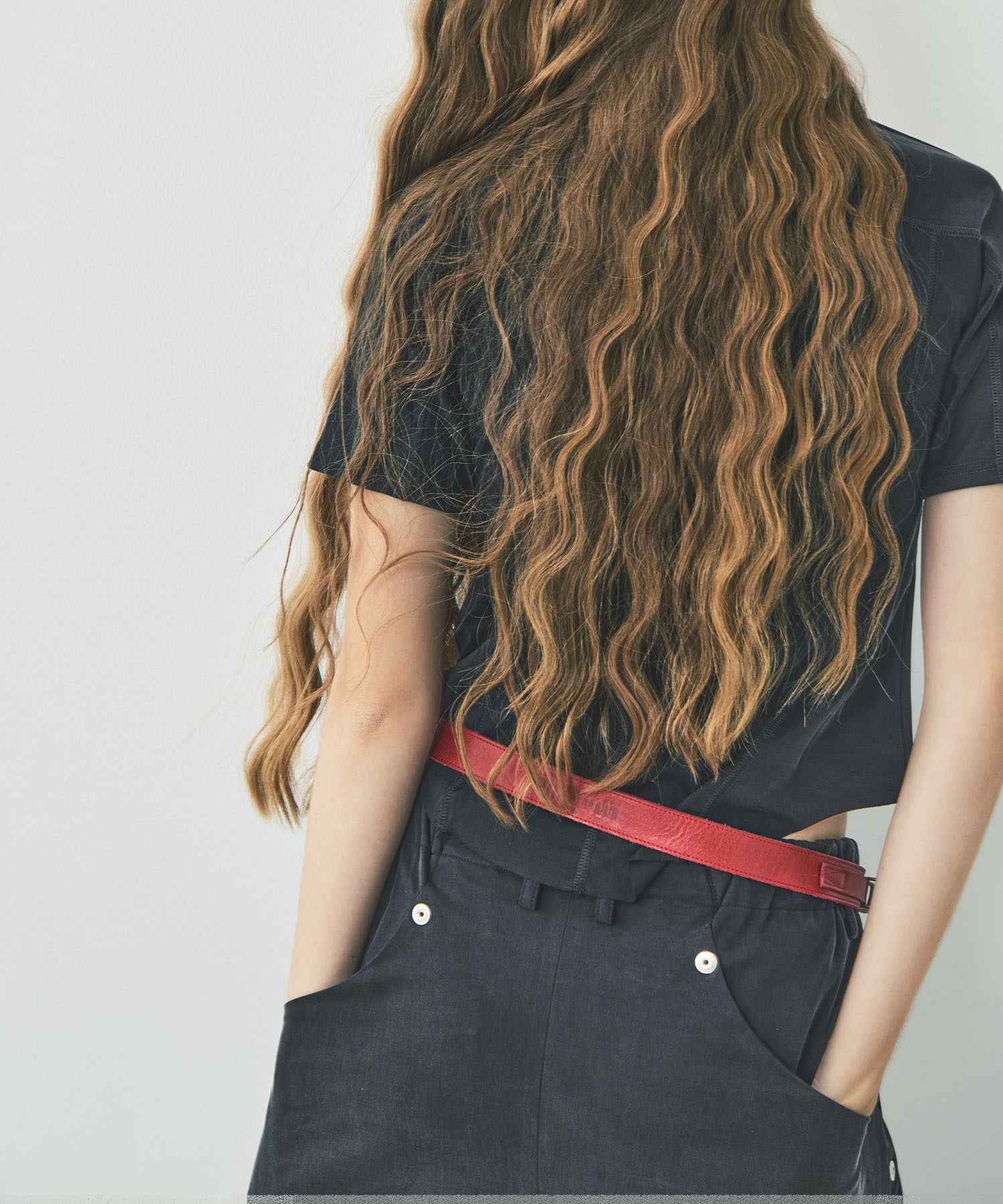 narrow layered belt mukcyen