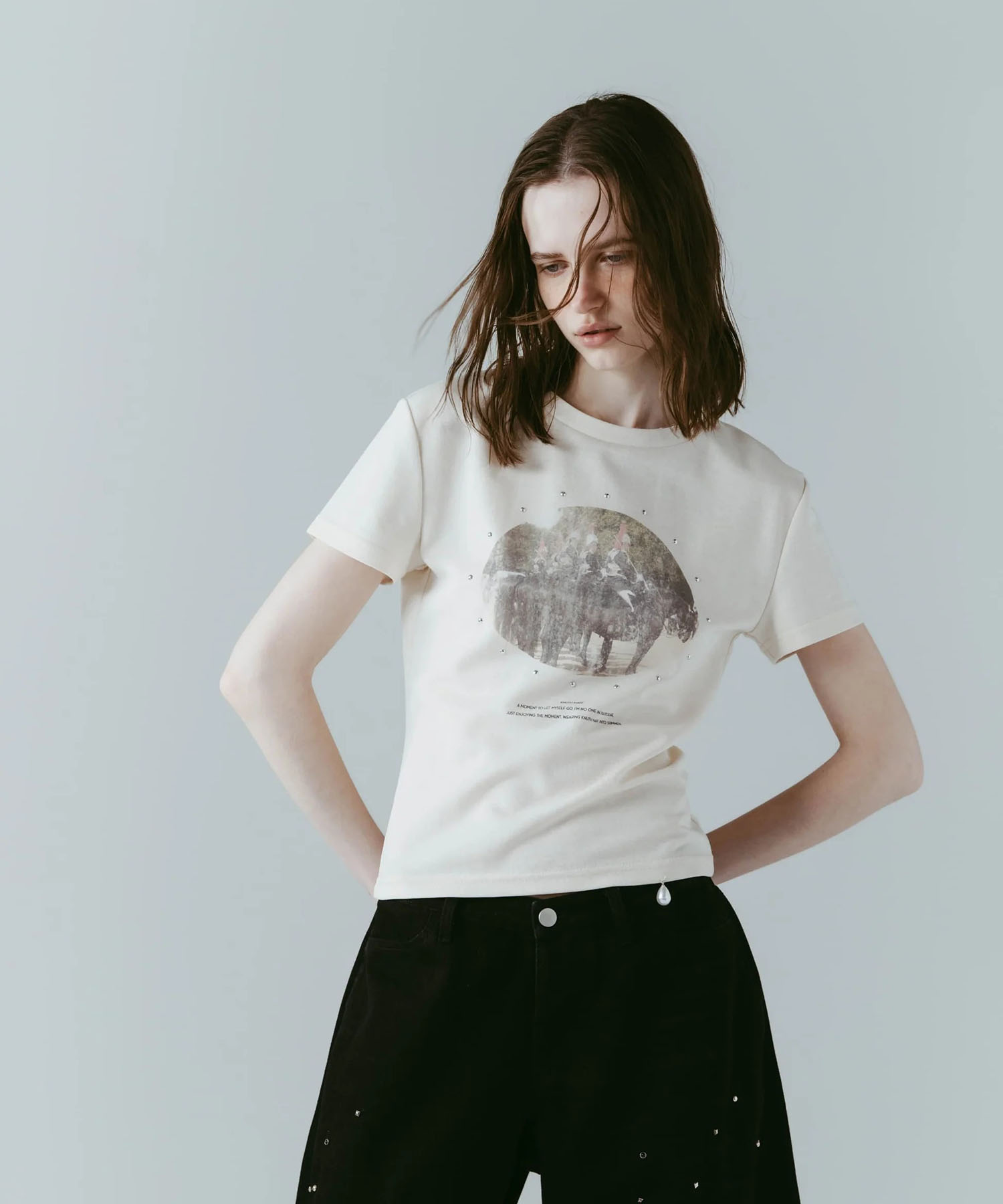 studded compact tee Knuth Marf