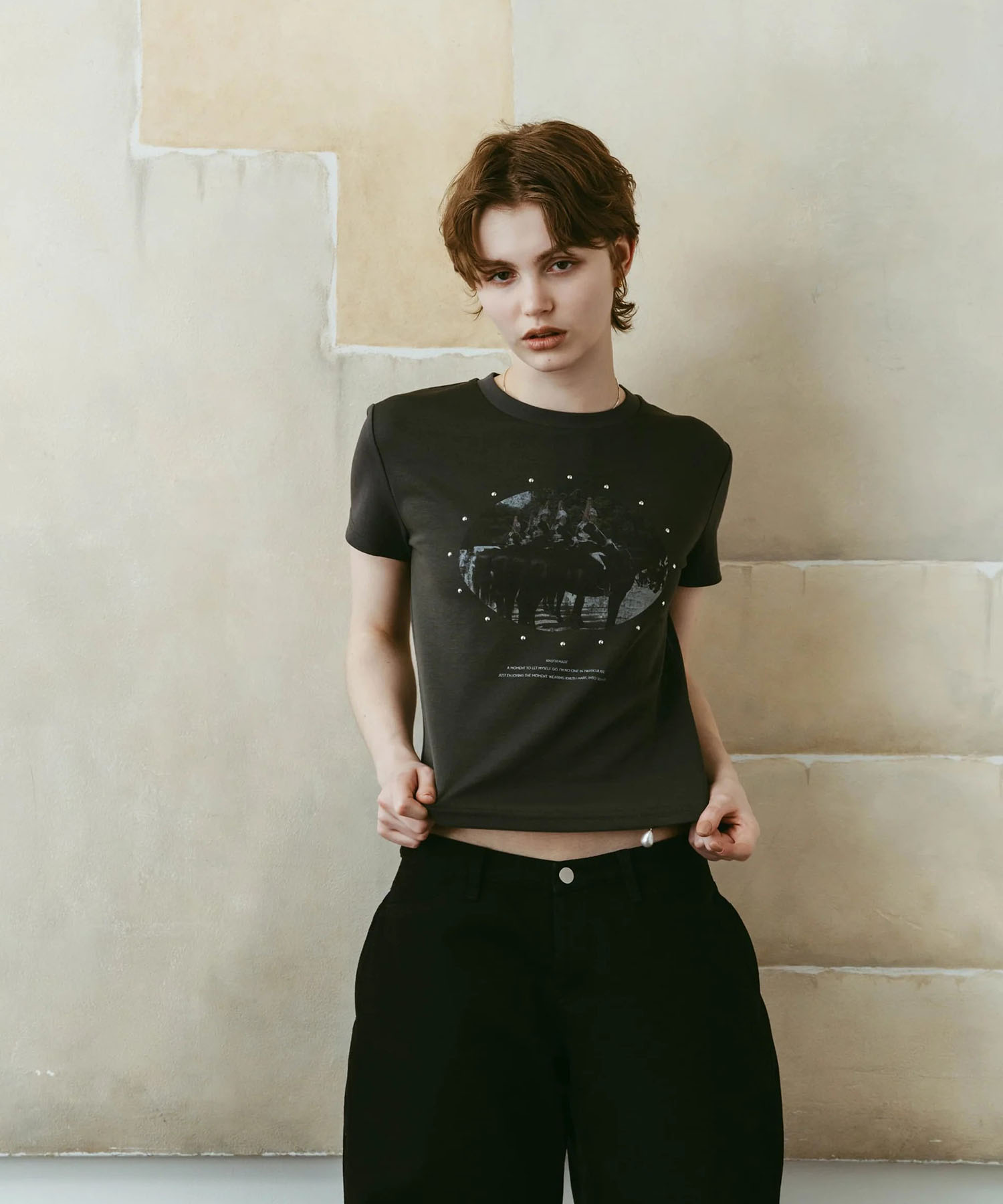 studded compact tee Knuth Marf