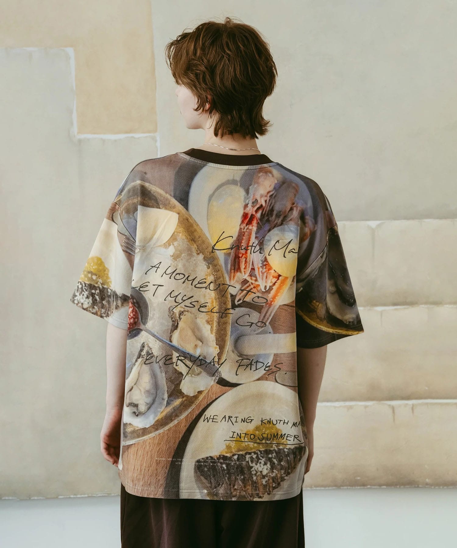 oyster graphic tee(unisex)/oyster Knuth Marf
