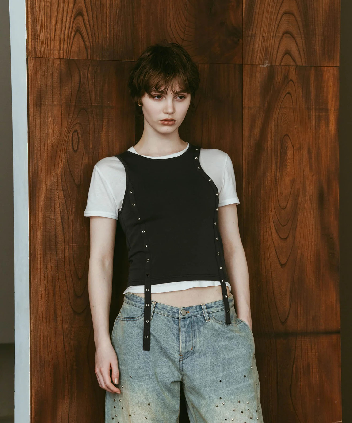 2piece layered tank tee Knuth Marf