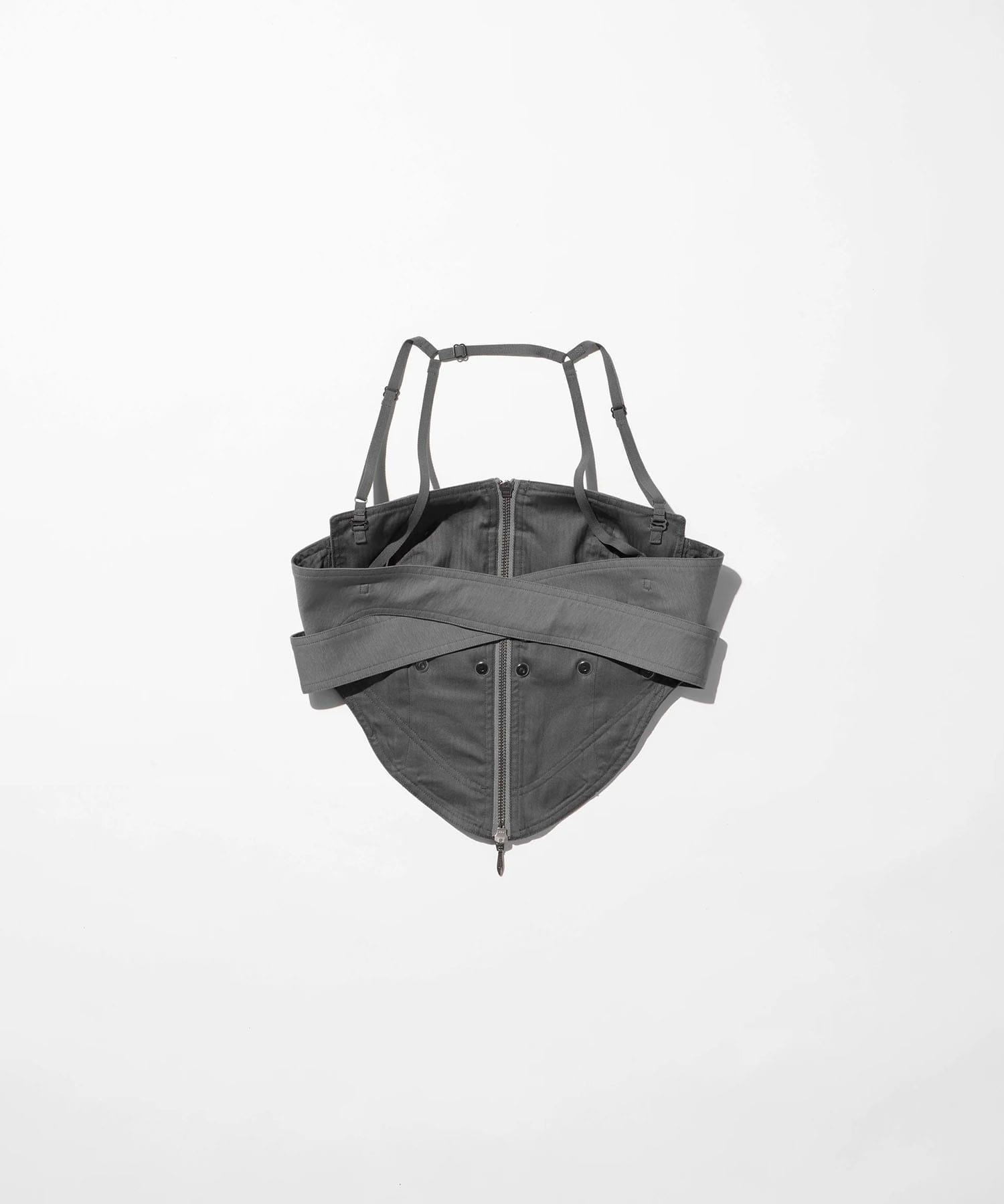 armor snap corset vest mukcyen