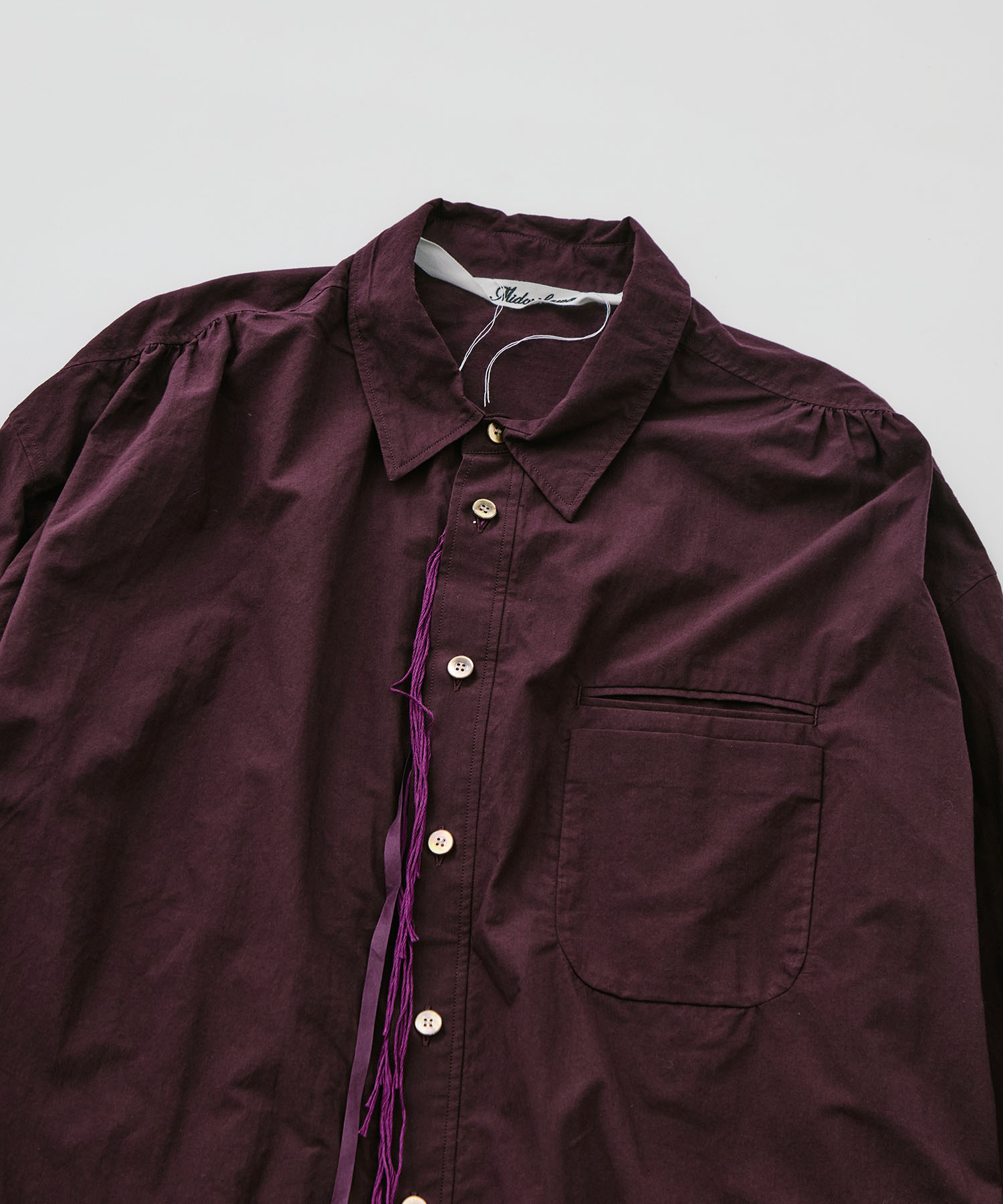 SIDE SLIT SHIRT Midorikawa