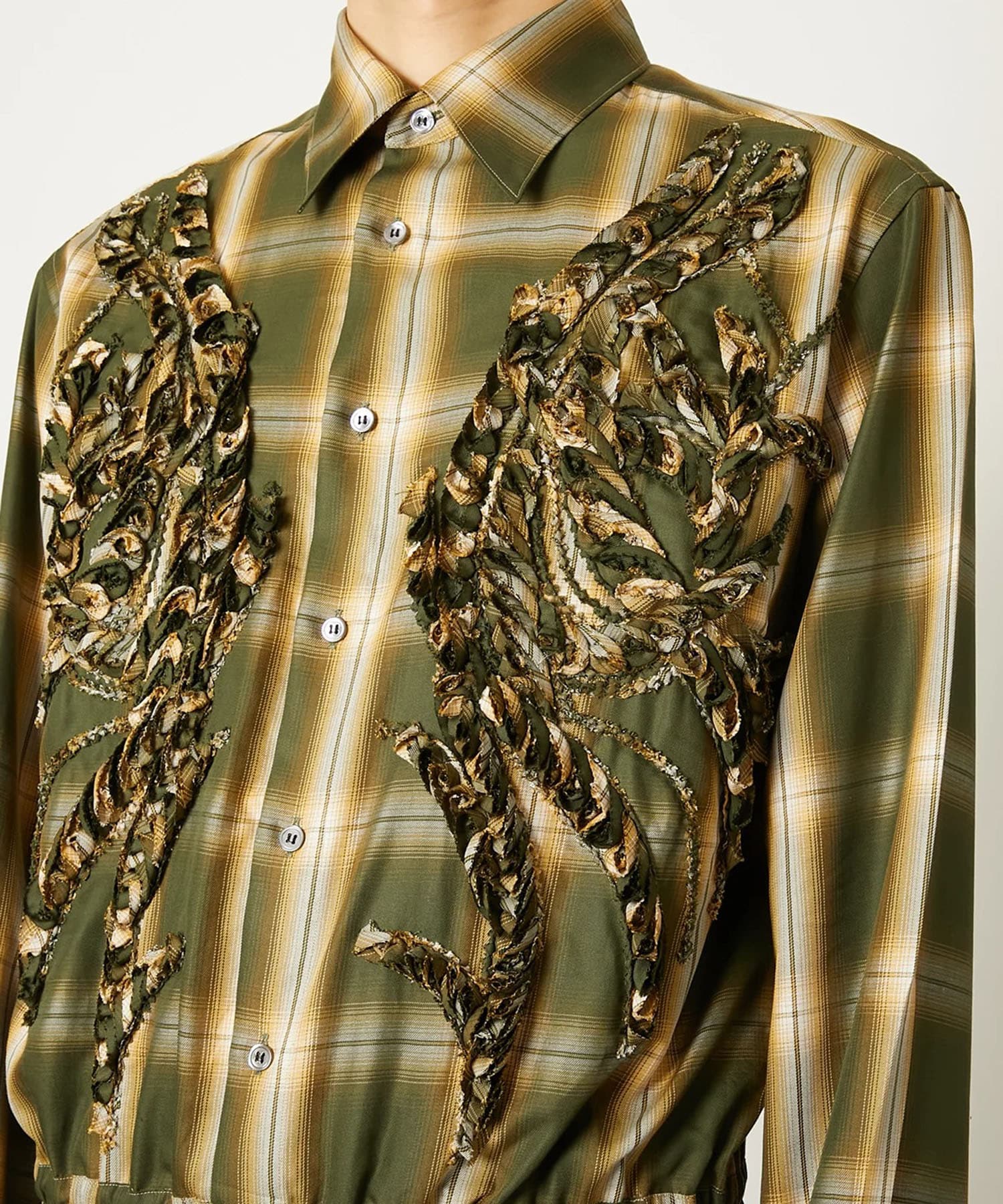 EMBROIDERED BLOUSON SHIRT TAAKK