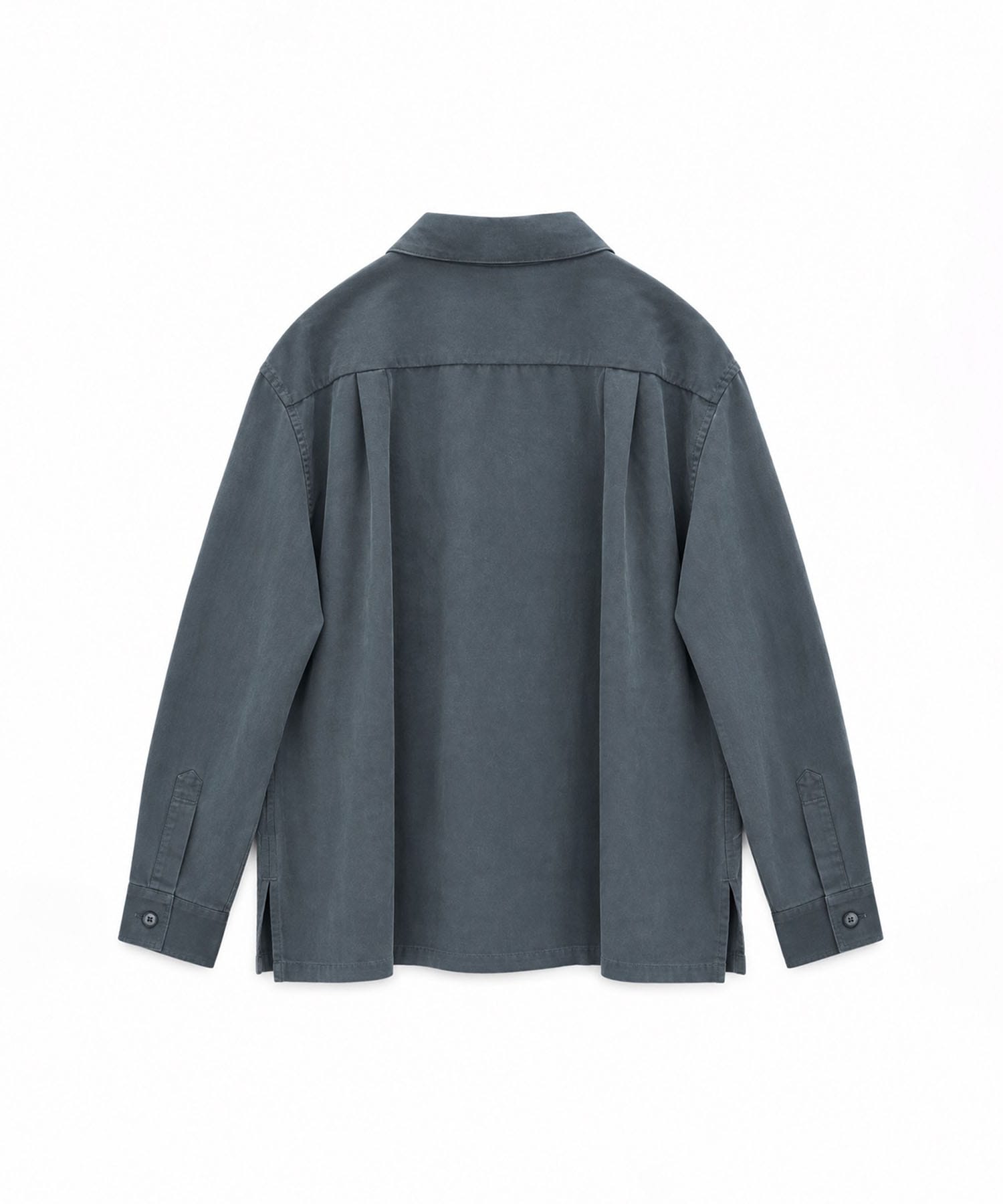 POWDERY FADE POPLIN OPEN COLLAR SHIRTS ANTHEM A