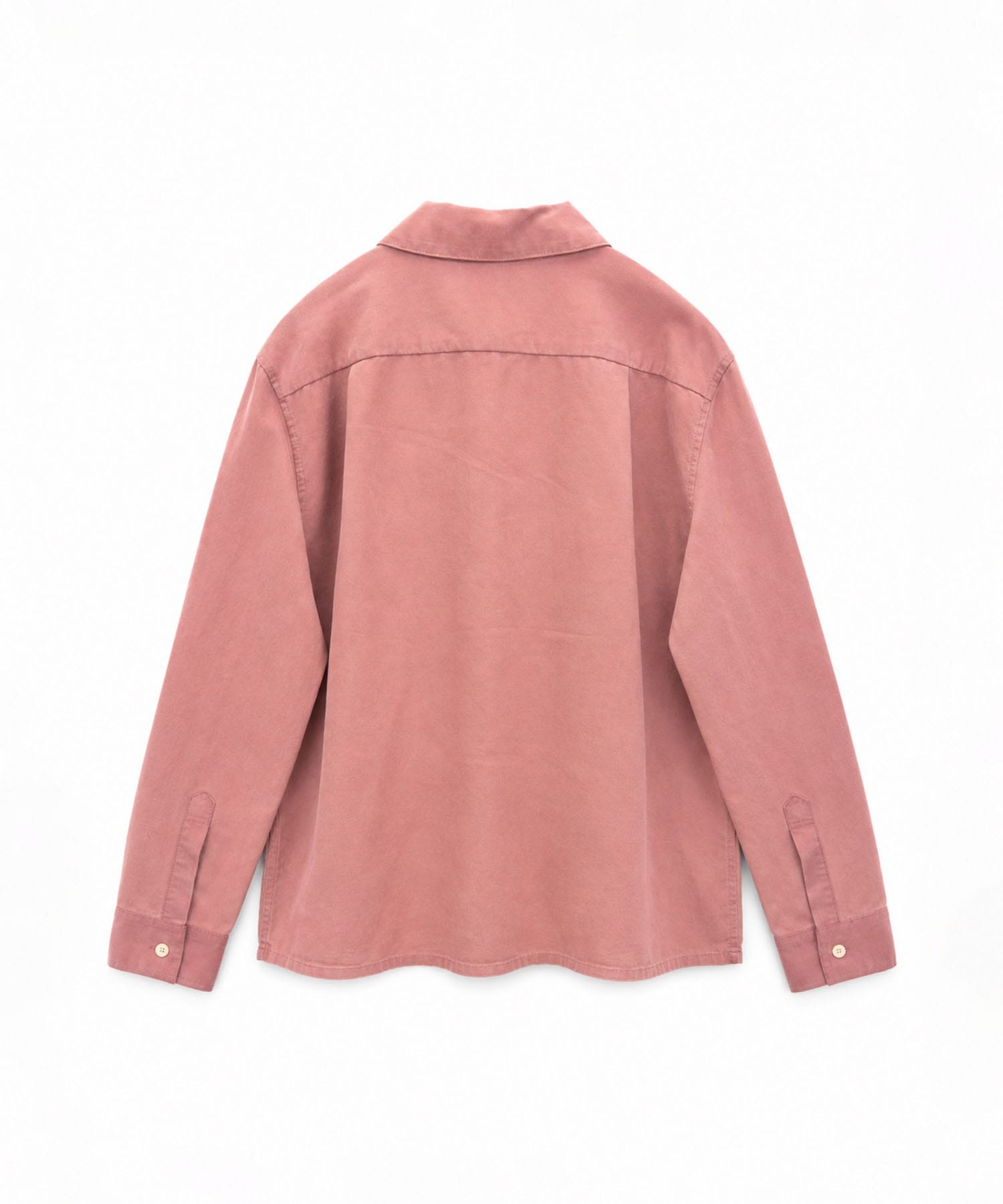 POWDERY FADE POPLIN OPEN COLLAR SHIRTS ANTHEM A