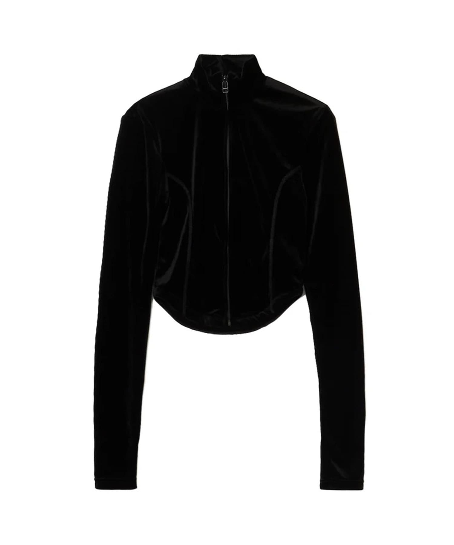 Velvet Zipup Top BASICKS