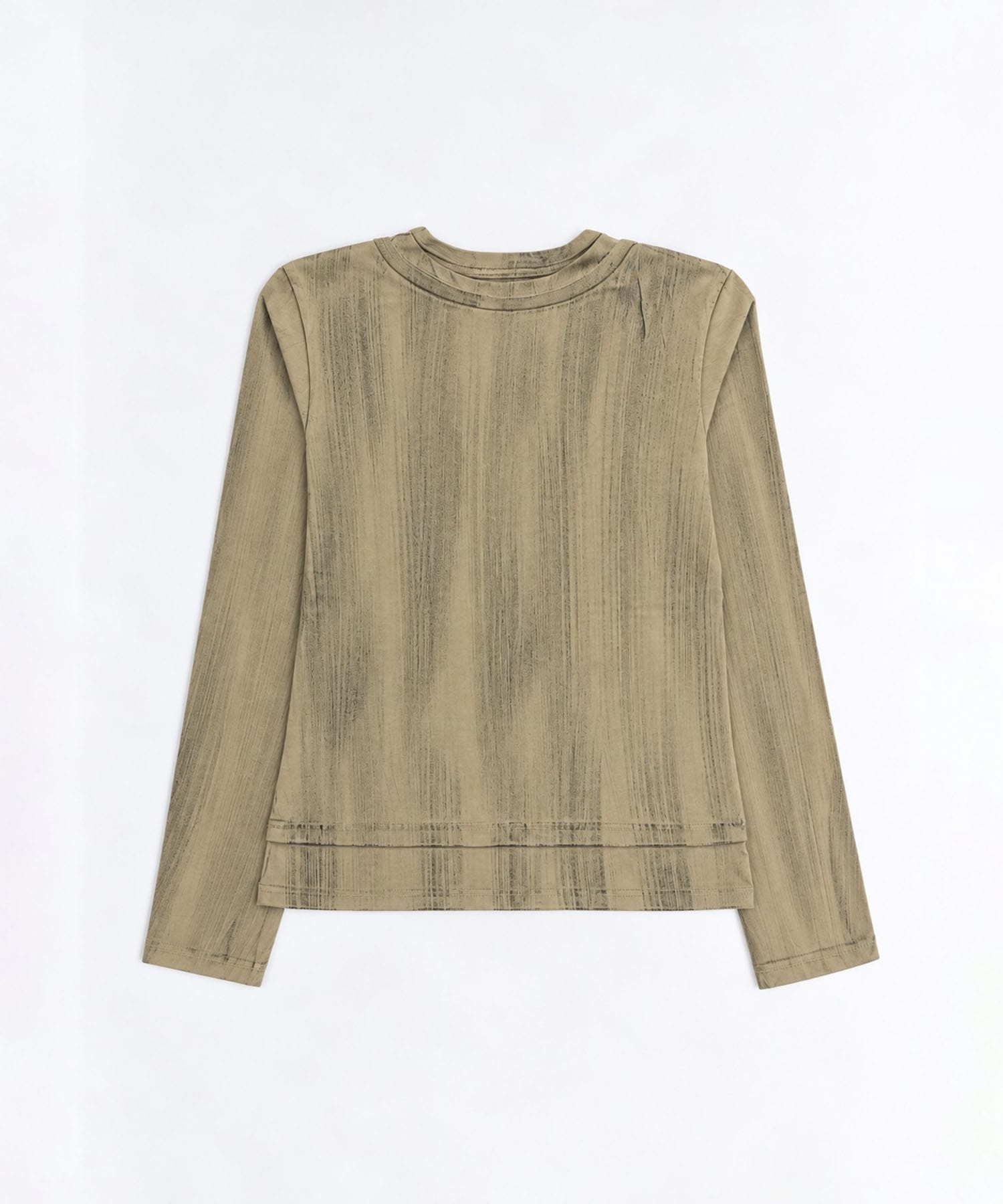hand paint layered long sleeve tee CONZ