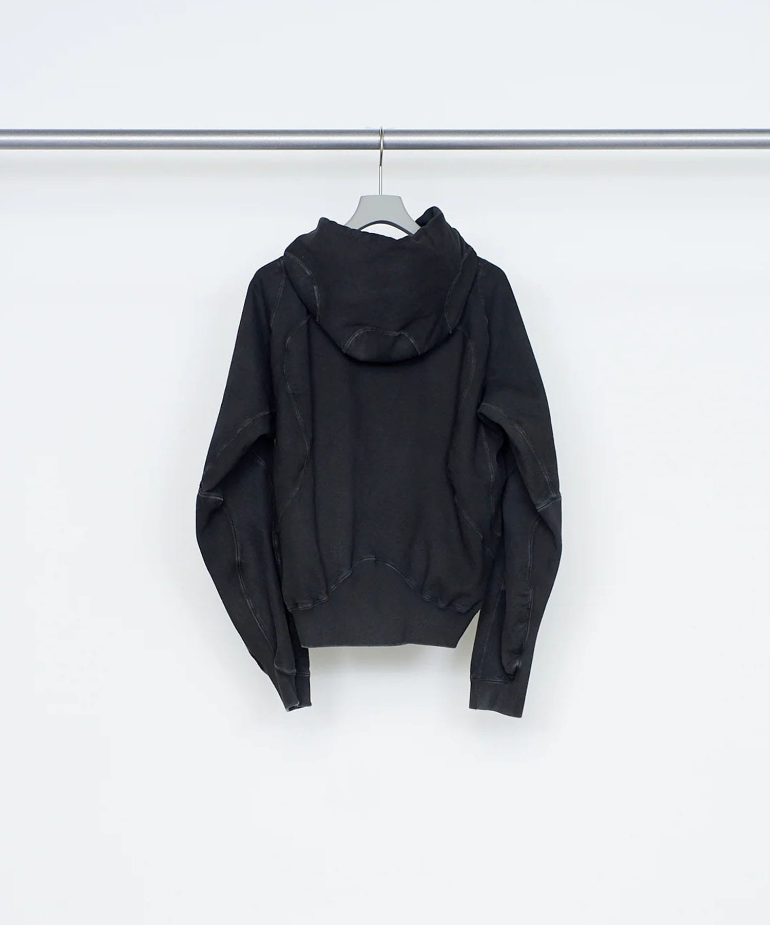 PANELED ZIP UP HOODIE NVRFRGT