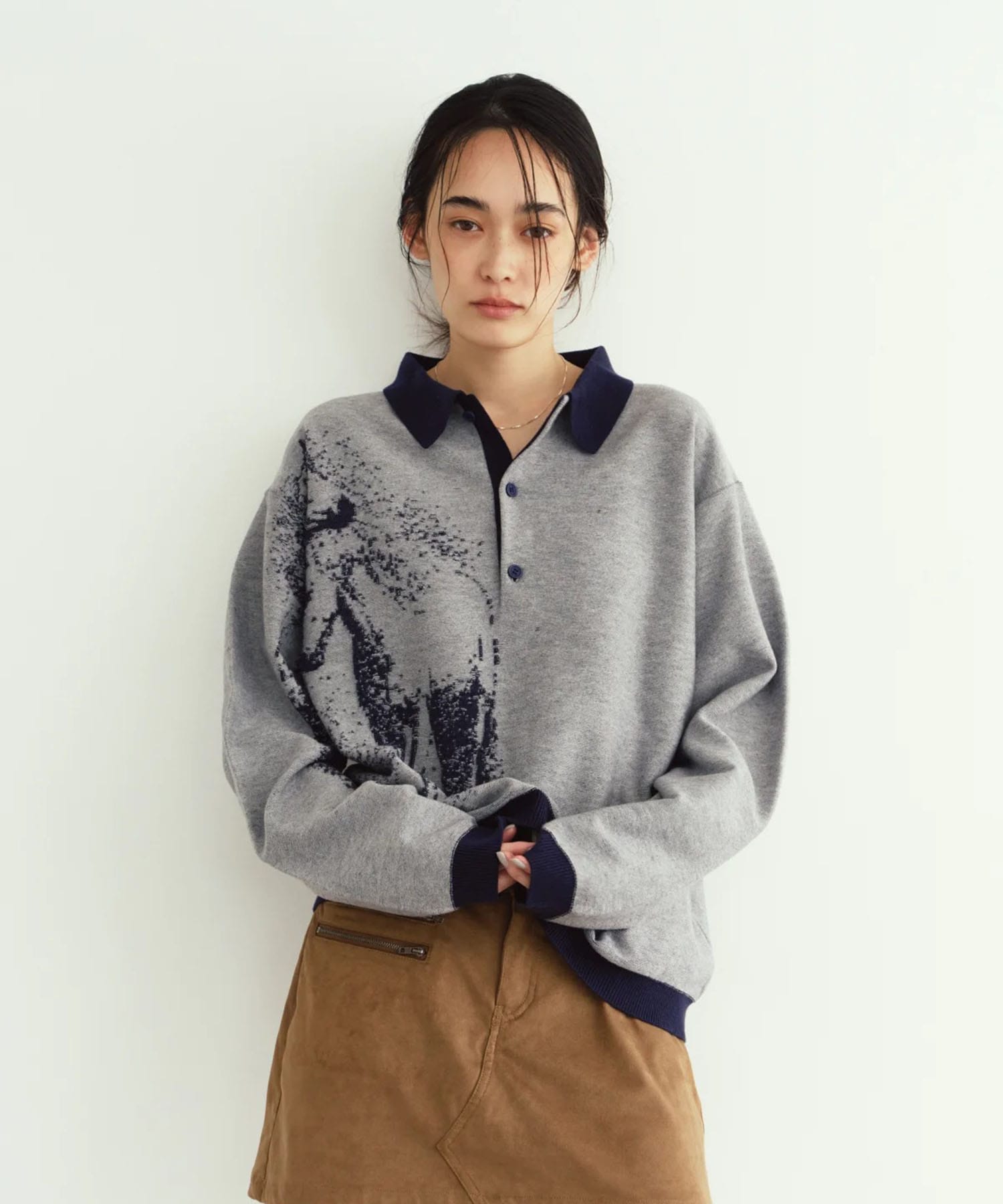 reversible jacquard polo knit Knuth Marf