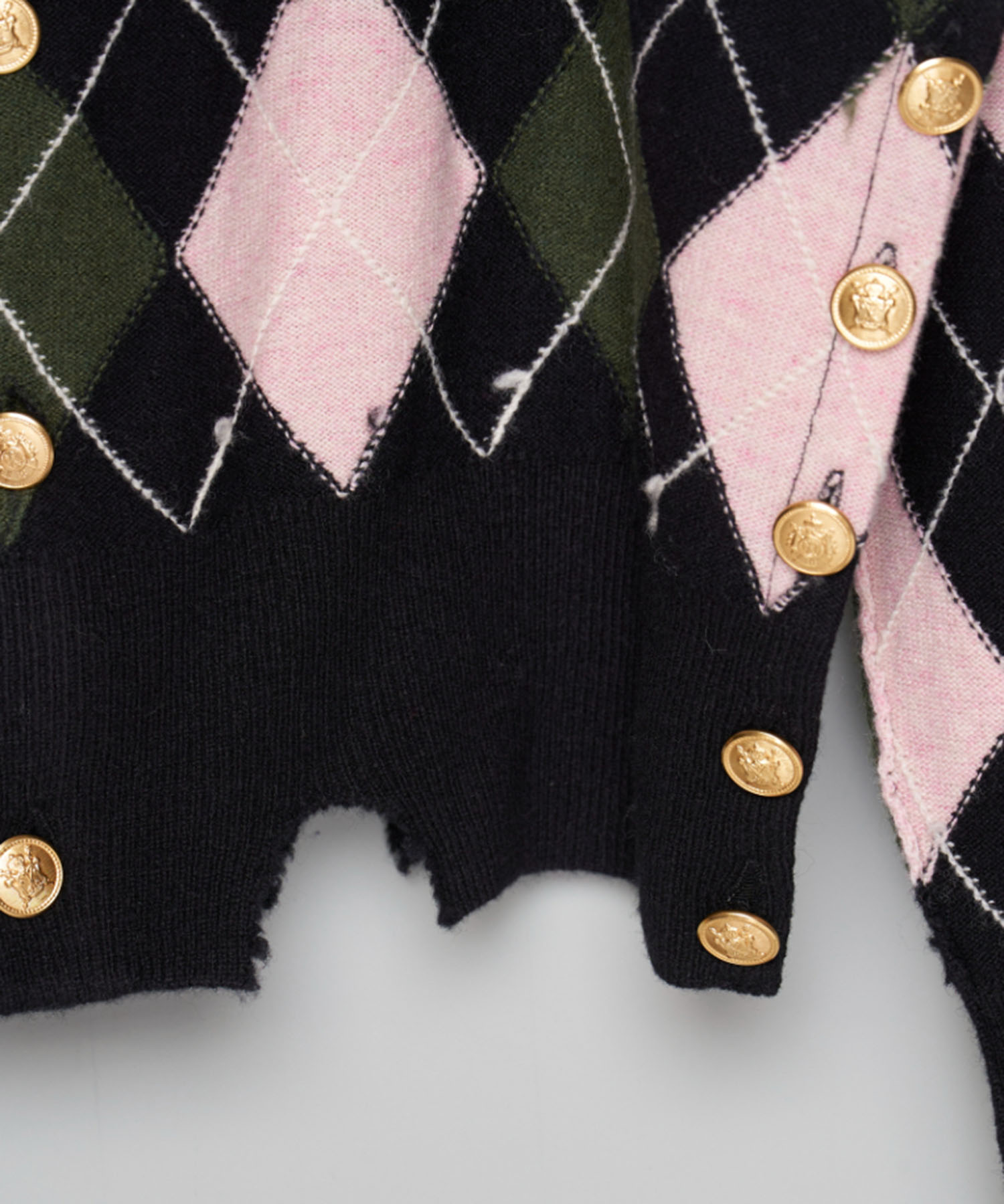 DIAMOND SCRAPED CARDIGAN MASU