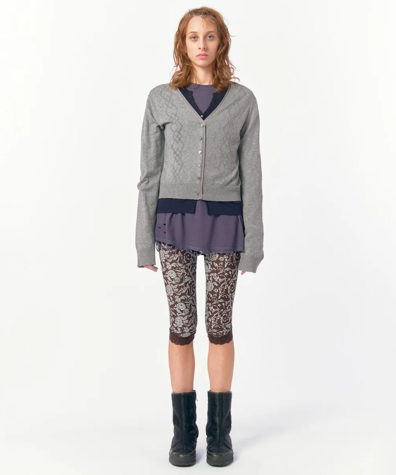 Lace-Trim Mid-Calf Shorts PERVERZE