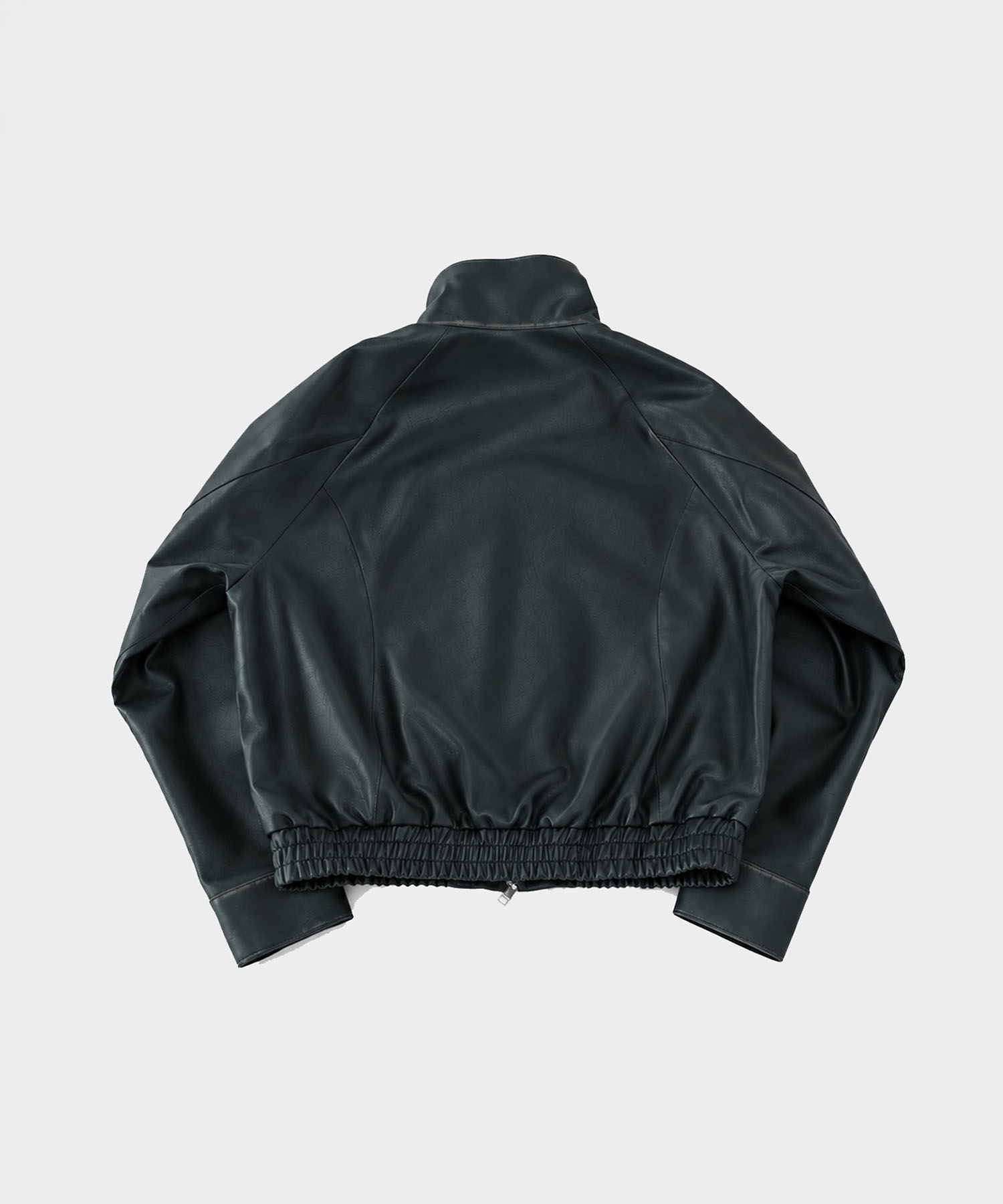 harrington jacket vintage faux leather CONZ