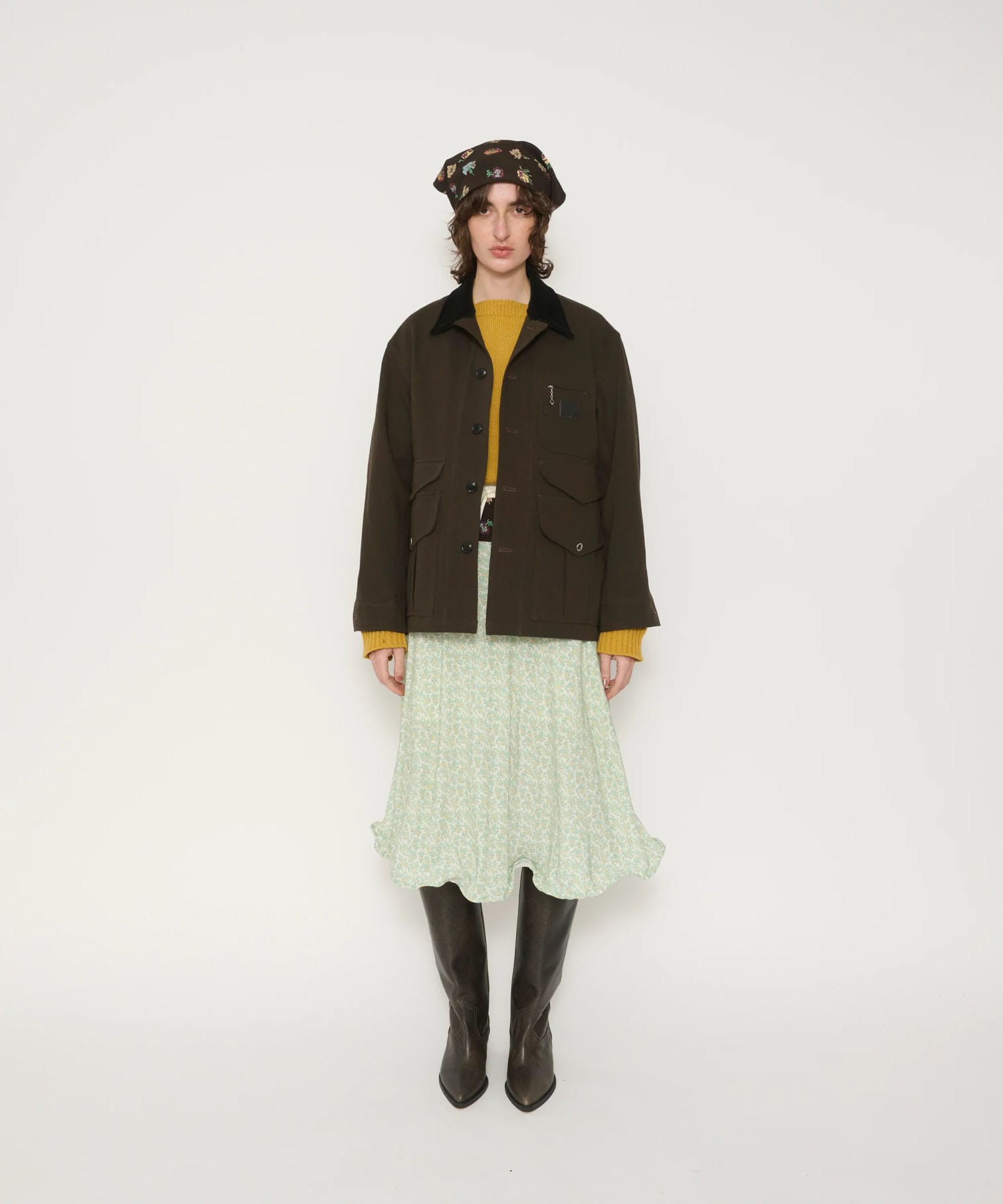 COTTON GABARDINE HUNTING JACKET JANE SMITH