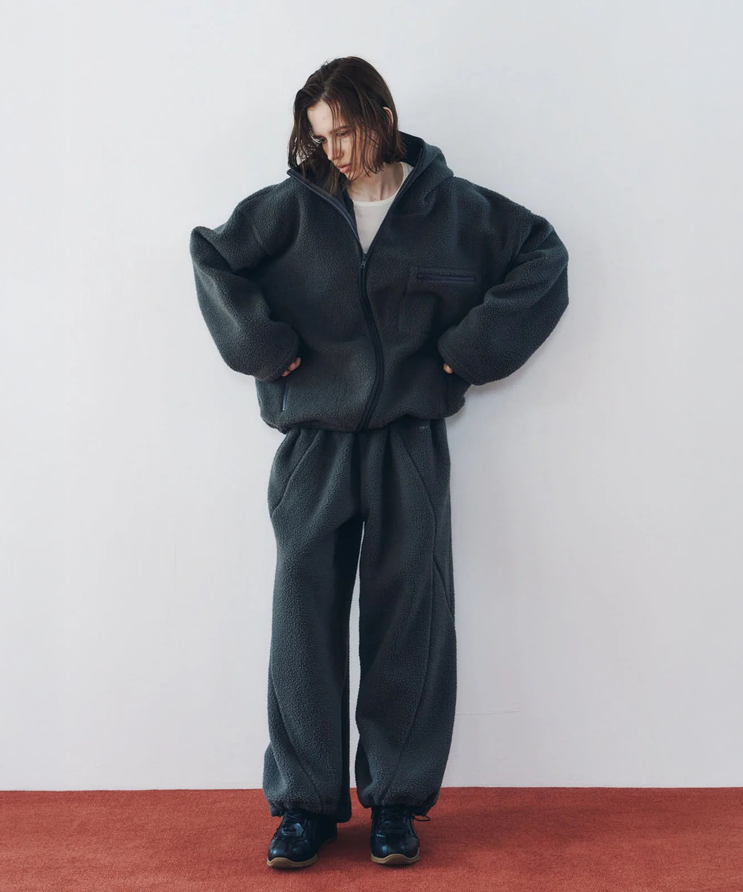 switching boa pants(unisex)/l mint Knuth Marf