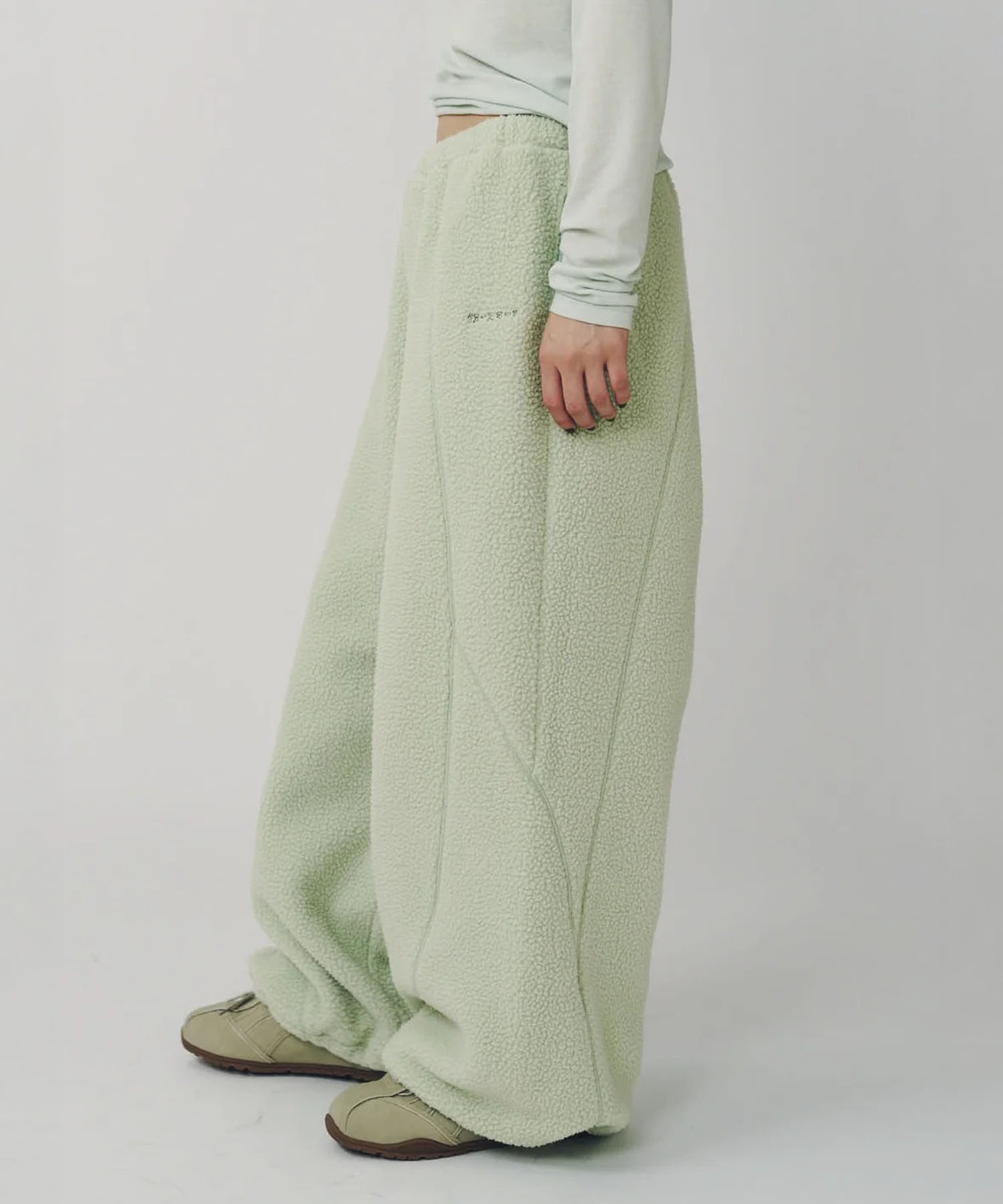 switching boa pants(unisex)/l mint Knuth Marf