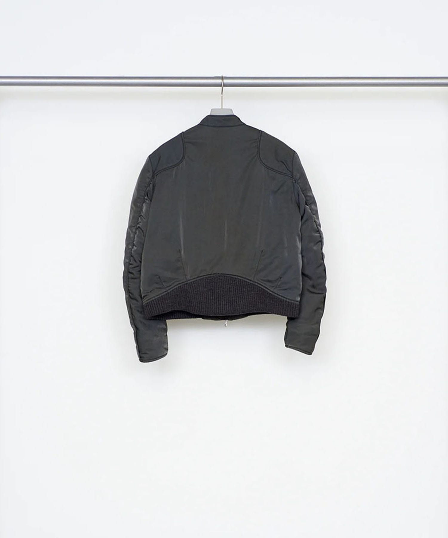 PANELLED PADDED MOTO JACKET NVRFRGT