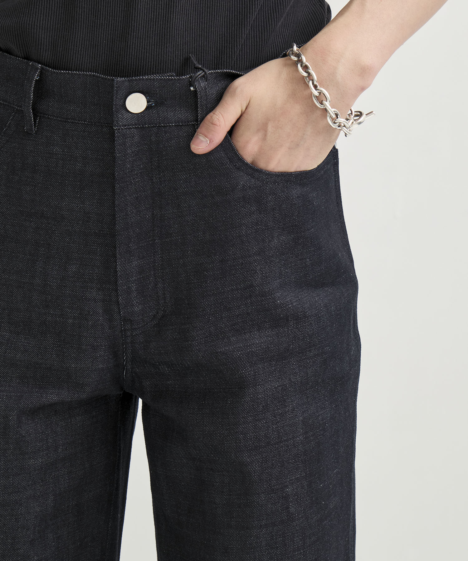 15oz selvedge straight leg jeans CONZ