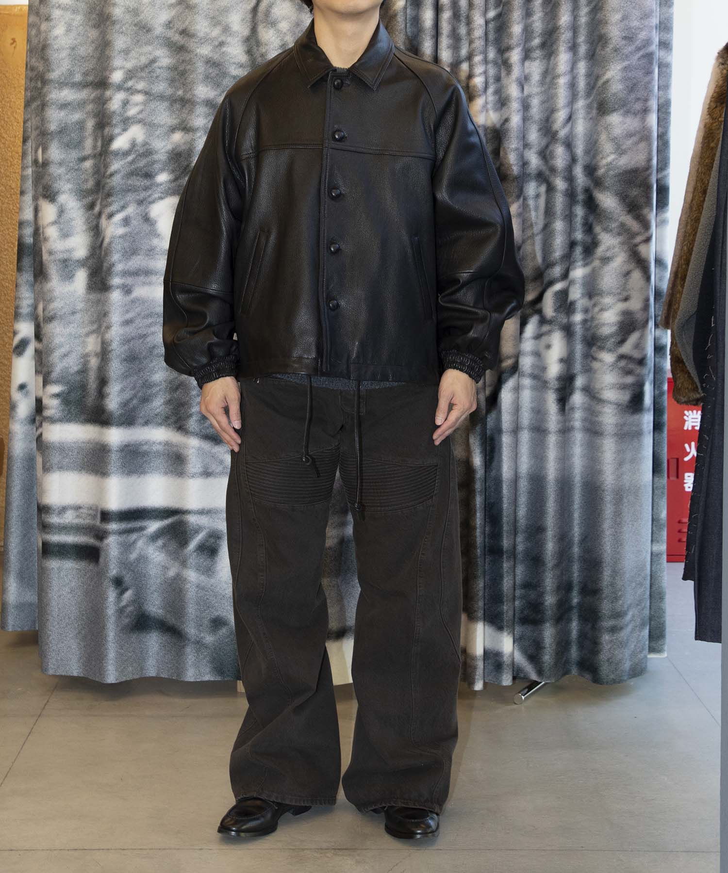 CCU LEATHER FORMAN JACKET refomed