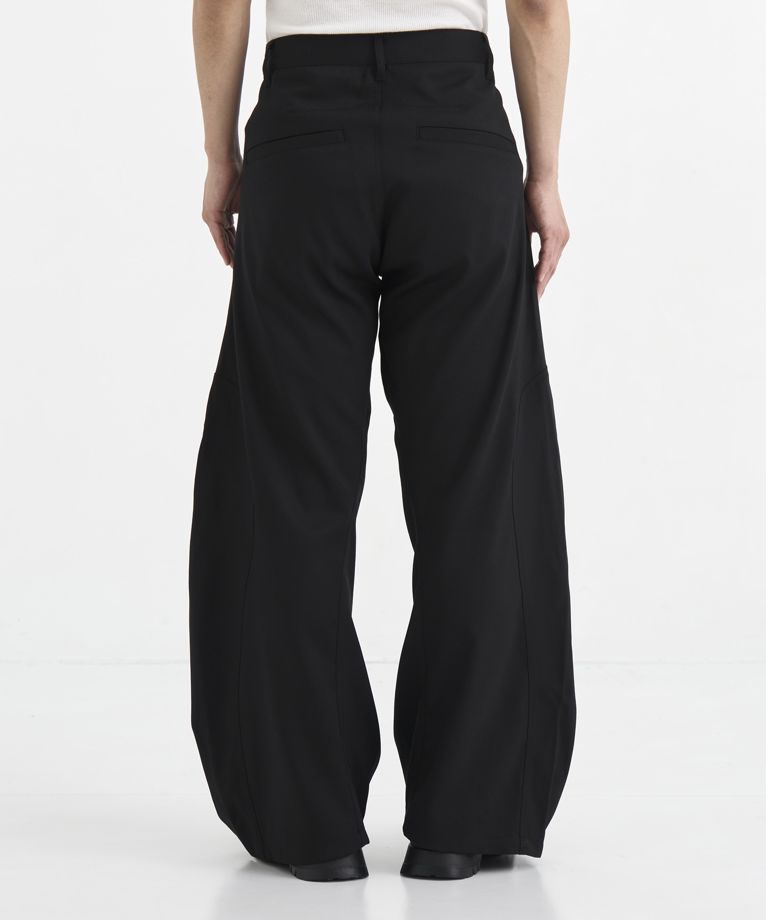 別注 CURVED LEG WORK PANTS NVRFRGT