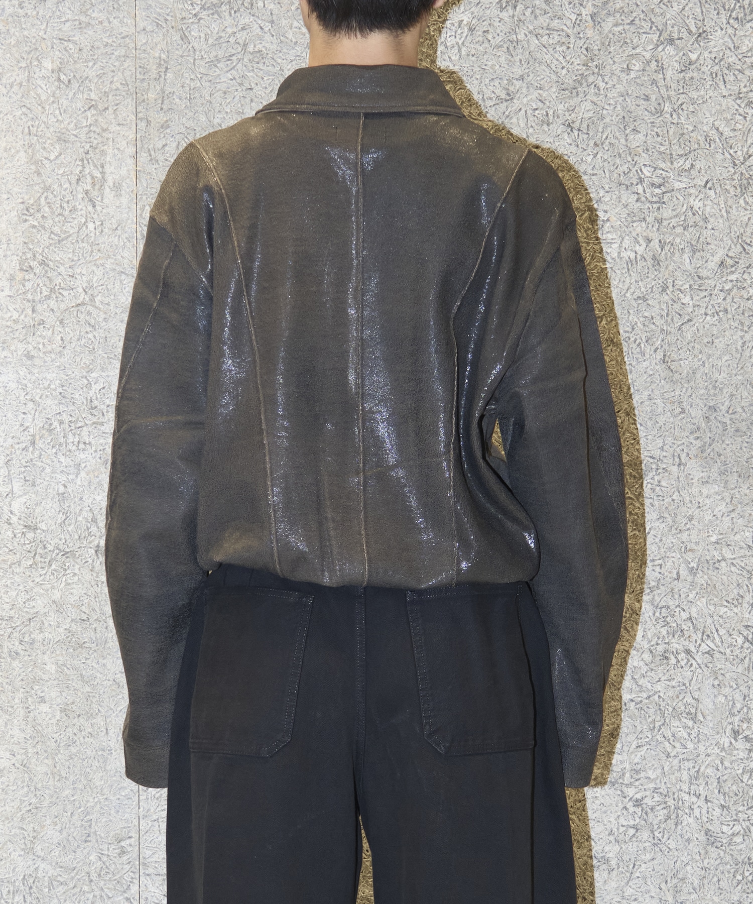 CRACK TERRY BLOUSON(M BROWN): ANTHEM A: MENS｜CONZ ONLINE STORE
