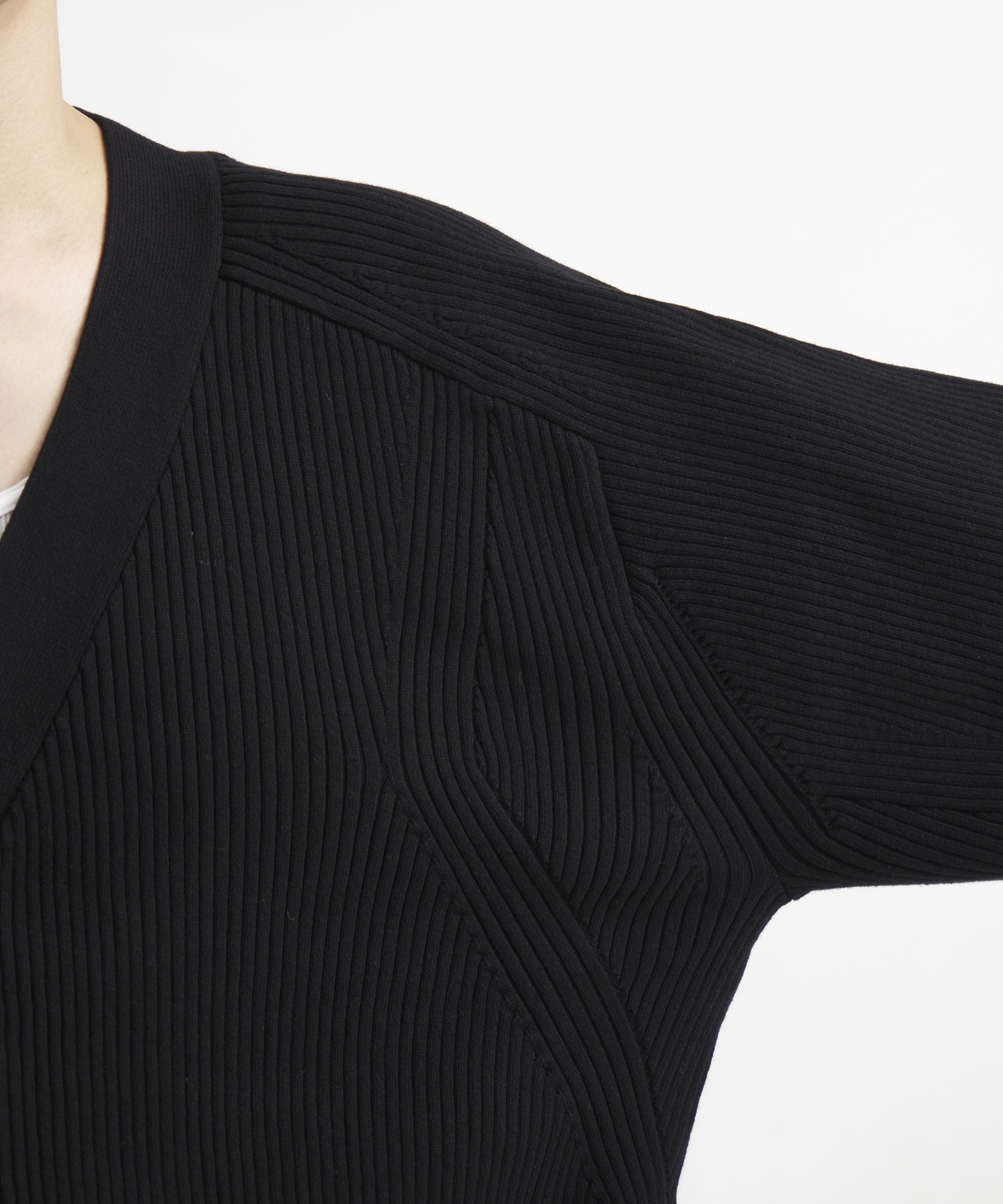 RIB OVER SIZE CARDIGAN CONZ
