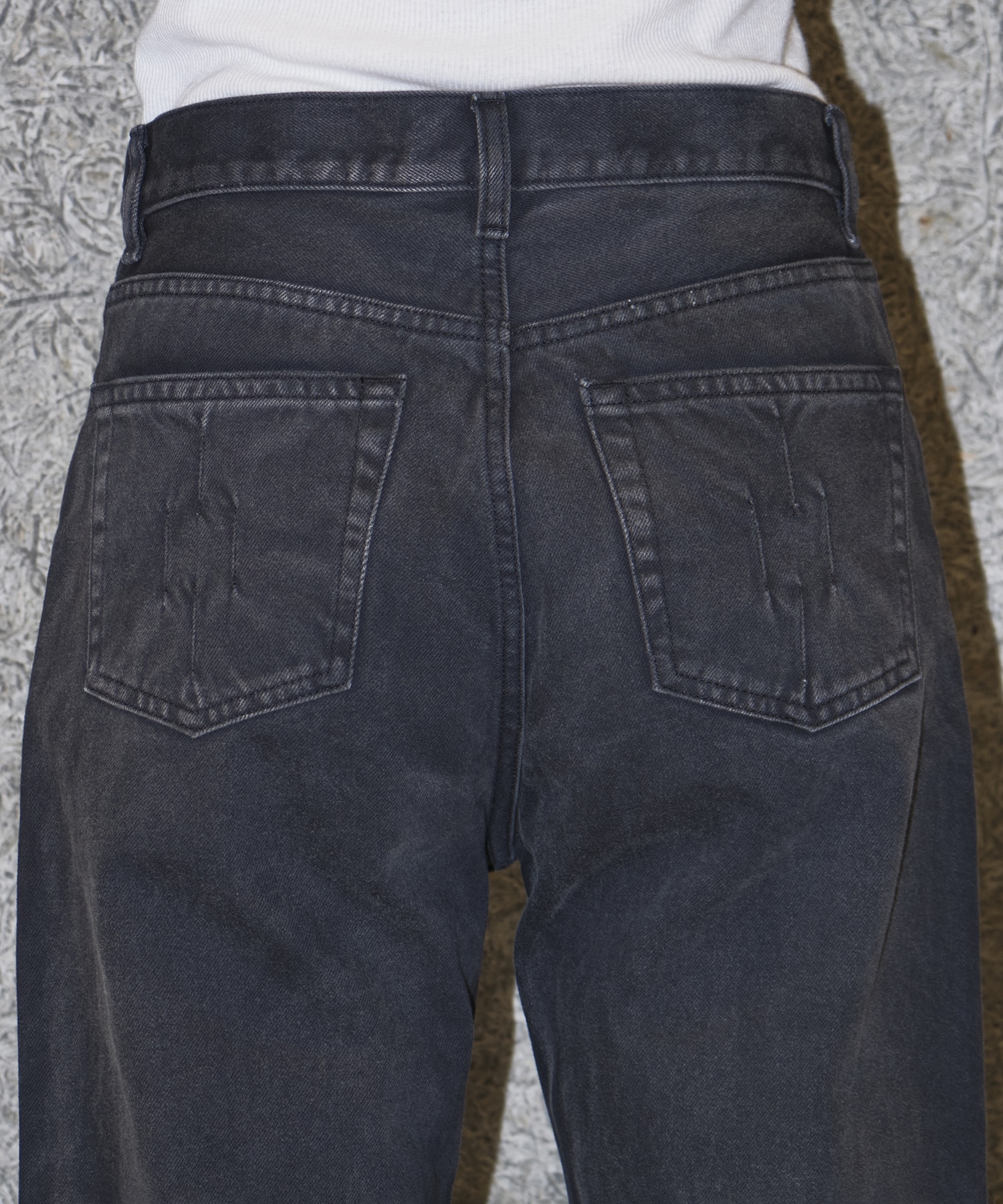 GEOMETRY DENIM PANTS STEAF